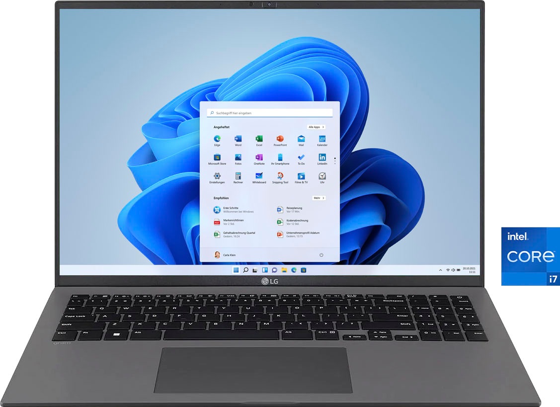 LG Notebook »gram 16«, (40,6 cm/16 Zoll), Intel, Core i7, Iris© Xe Graphics, 512 GB SSD kaufen