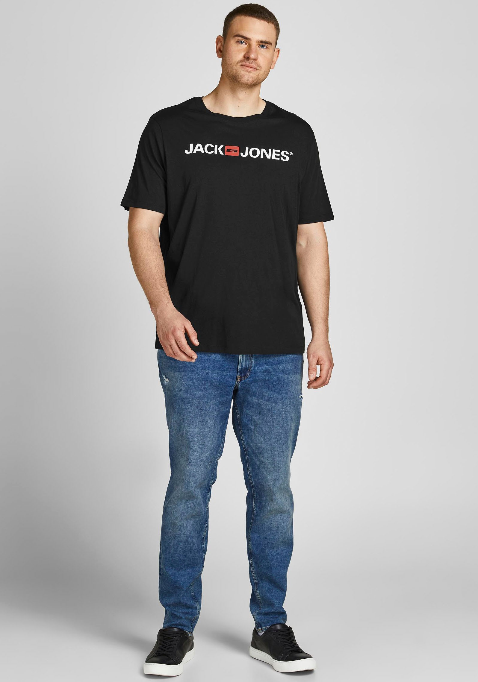 Jack & Jones PlusSize T-Shirt »CORP LOGO TEE«, bis Größe 6XL