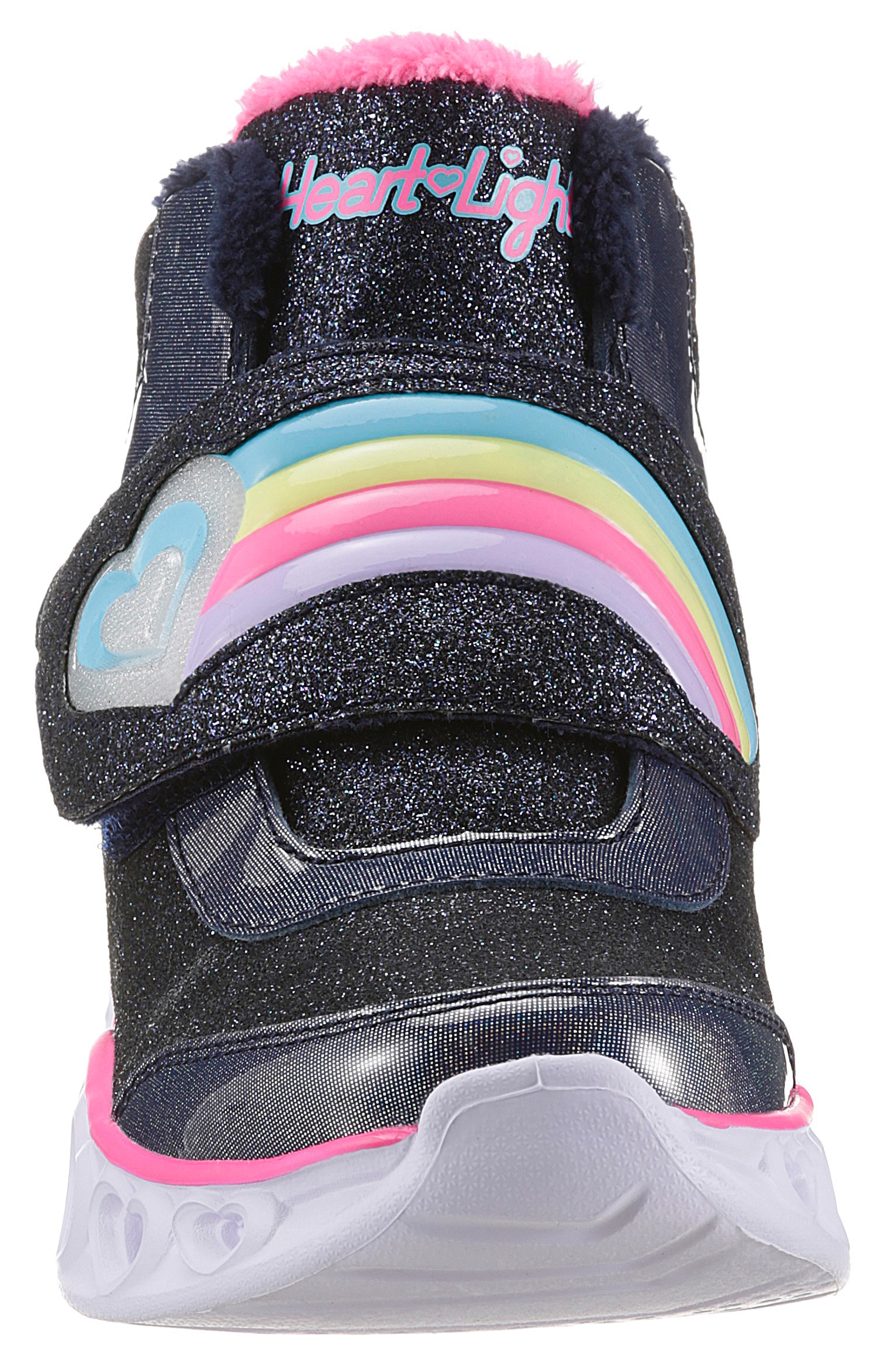 Skechers Klettboot »HEART LIGHTS-BRILLIANT RAINBOW«, mit Blinkfunktion zum Ein- & Ausschalten