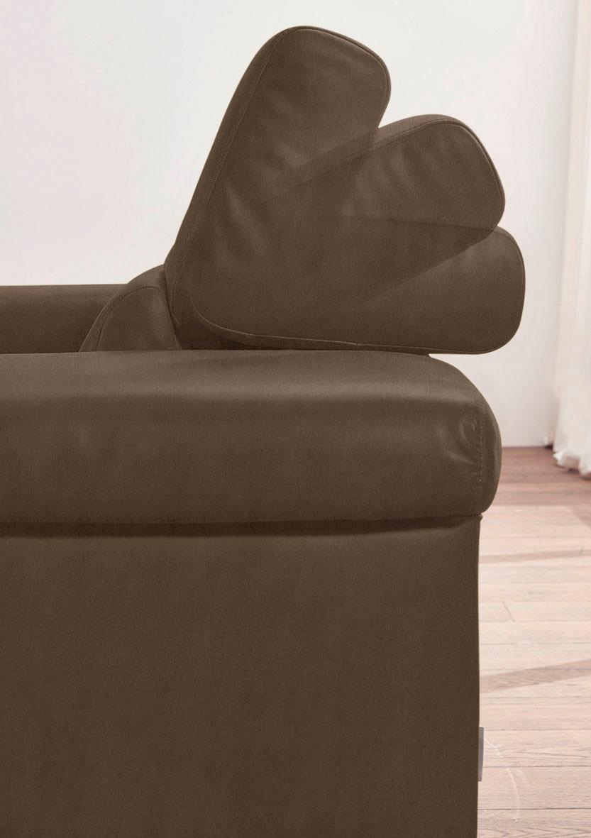 W.SCHILLIG 2-Sitzer »finn«, German Design Award 2016, Fußgestell Chrom glänzend, Breite 210 cm