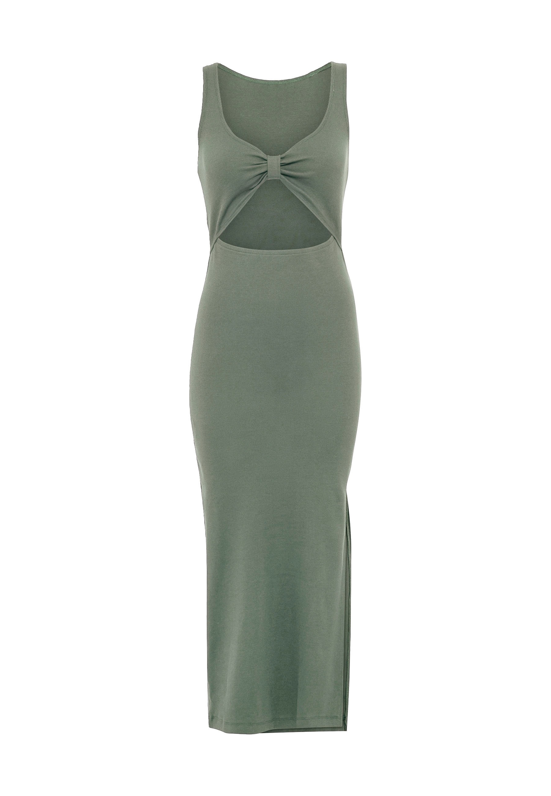 LSCN by LASCANA Midikleid, aus weicher Rippware