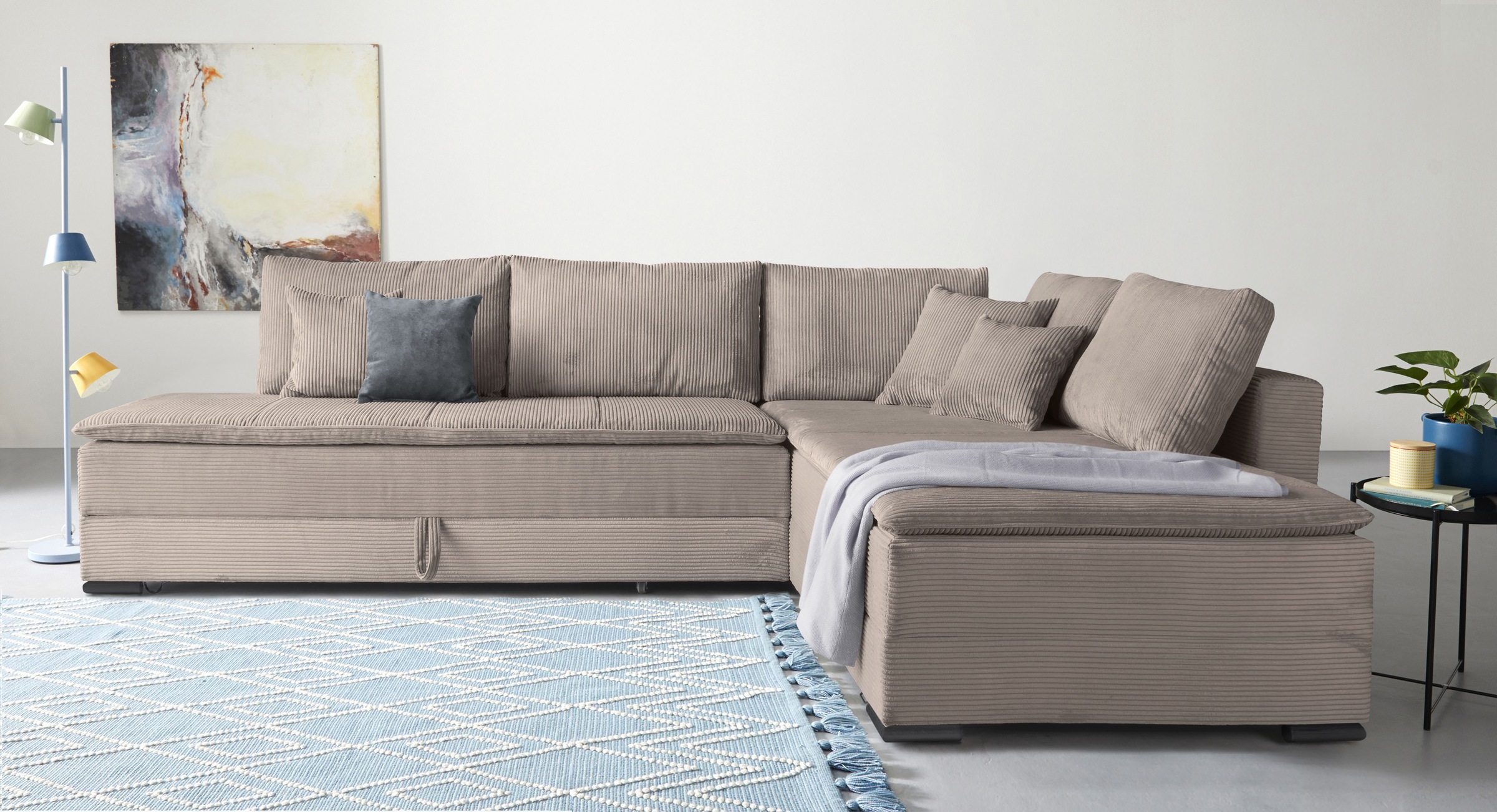 INOSIGN Ecksofa »Night & Day L-Form mit Dauer-Schlaffunktion, Cord-Bezug!«, günstig online kaufen