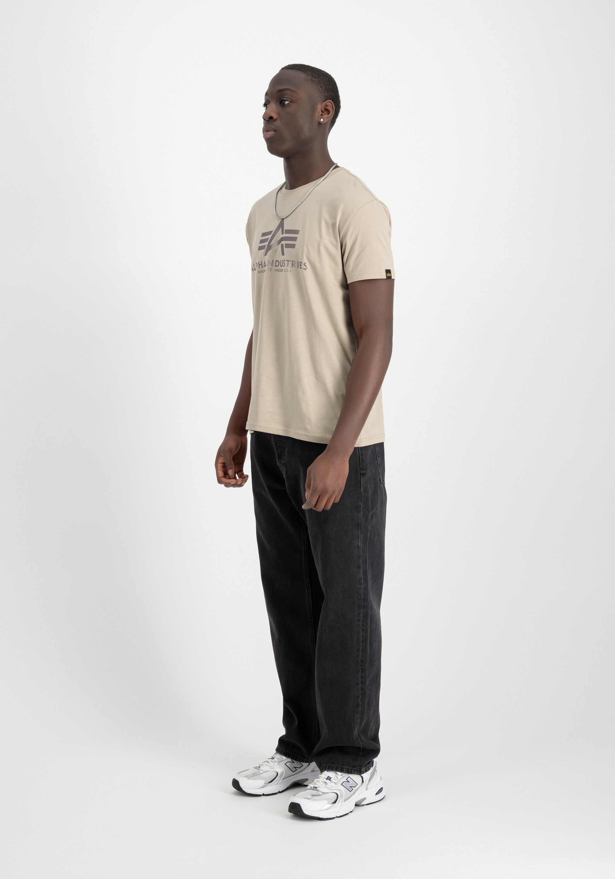Alpha Industries T-Shirt »Alpha Industries Men - T-Shirts Basic T Carbon«
