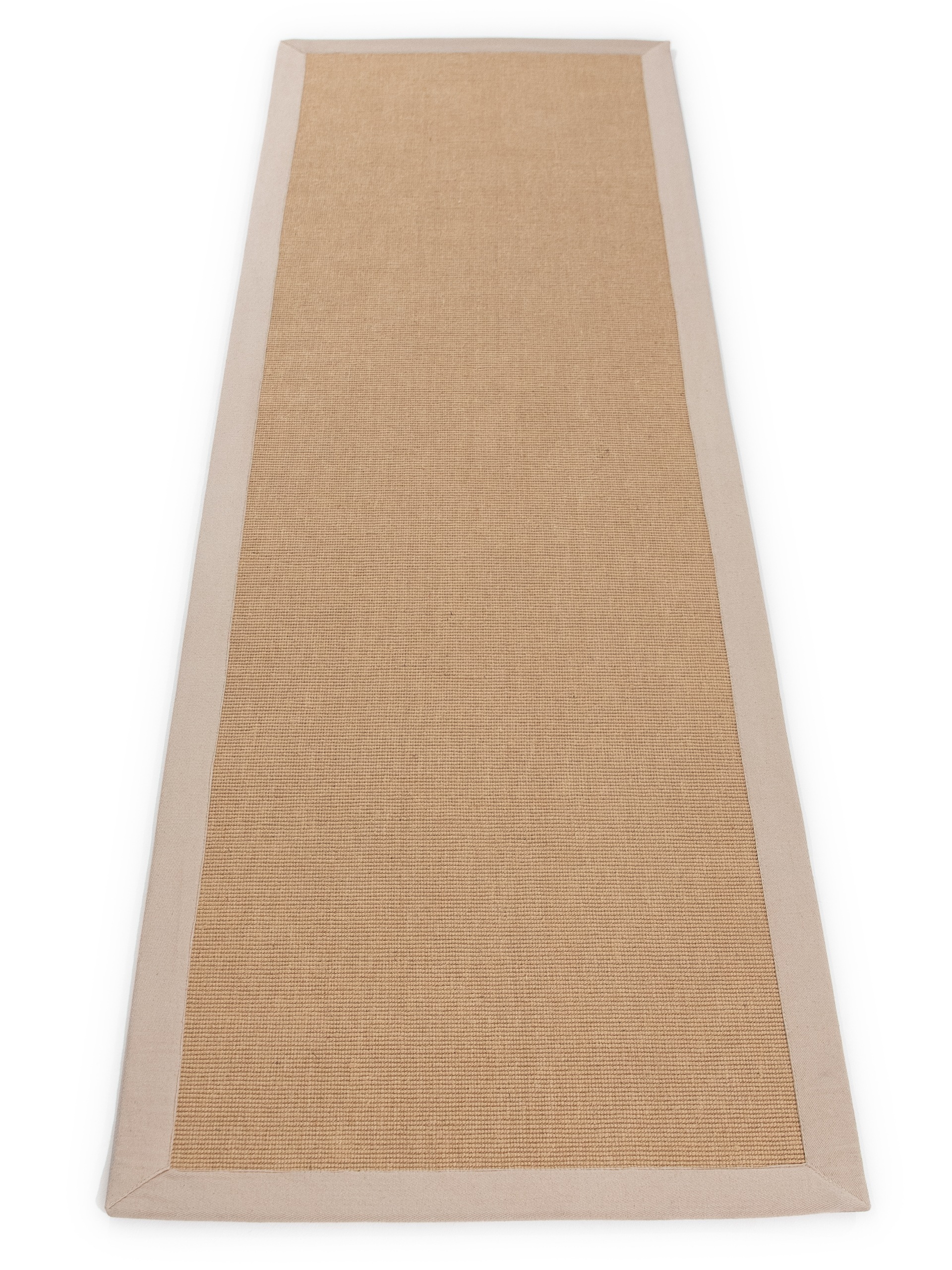 carpetfine Läufer »Sisal«, rechteckig, 5 mm Höhe, mit farbiger Bordüre, Anti Rutsch Rückseite