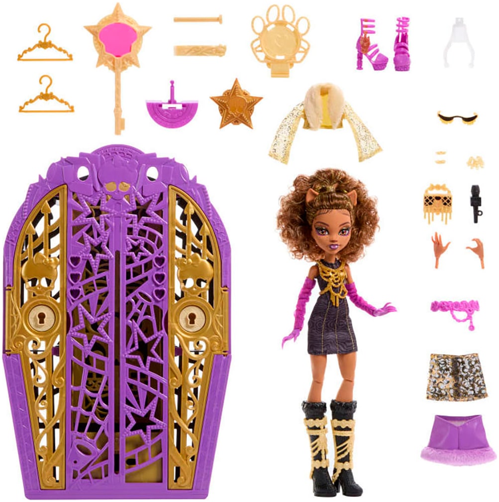 MonsterHigh™ Anziehpuppe »Verborgene Schätze, Clawdeen«