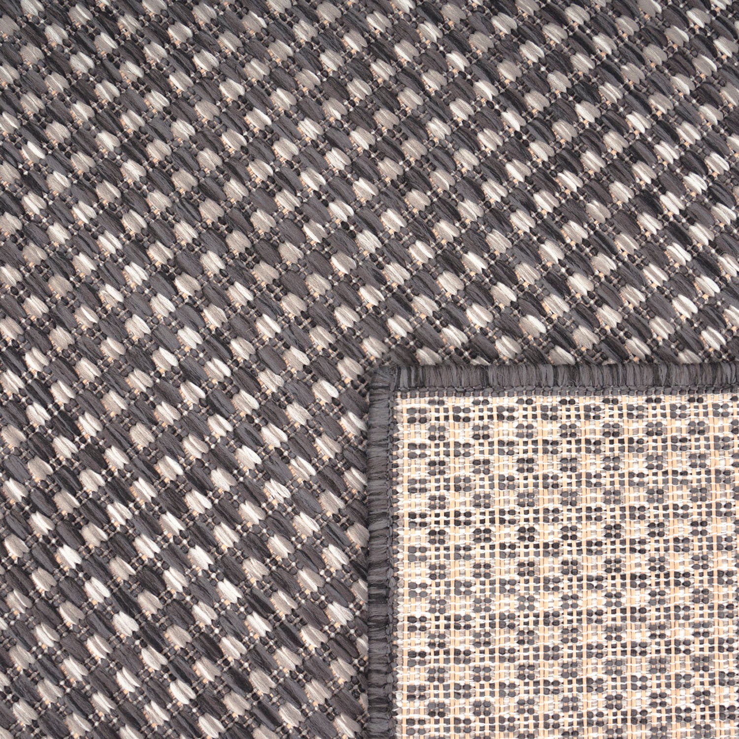 Paco Home Teppich »Napoli 777«, rechteckig, 4 mm Höhe, Flachgewebe, meliert, In- und Outdoor geeignet, Wohnzimmer