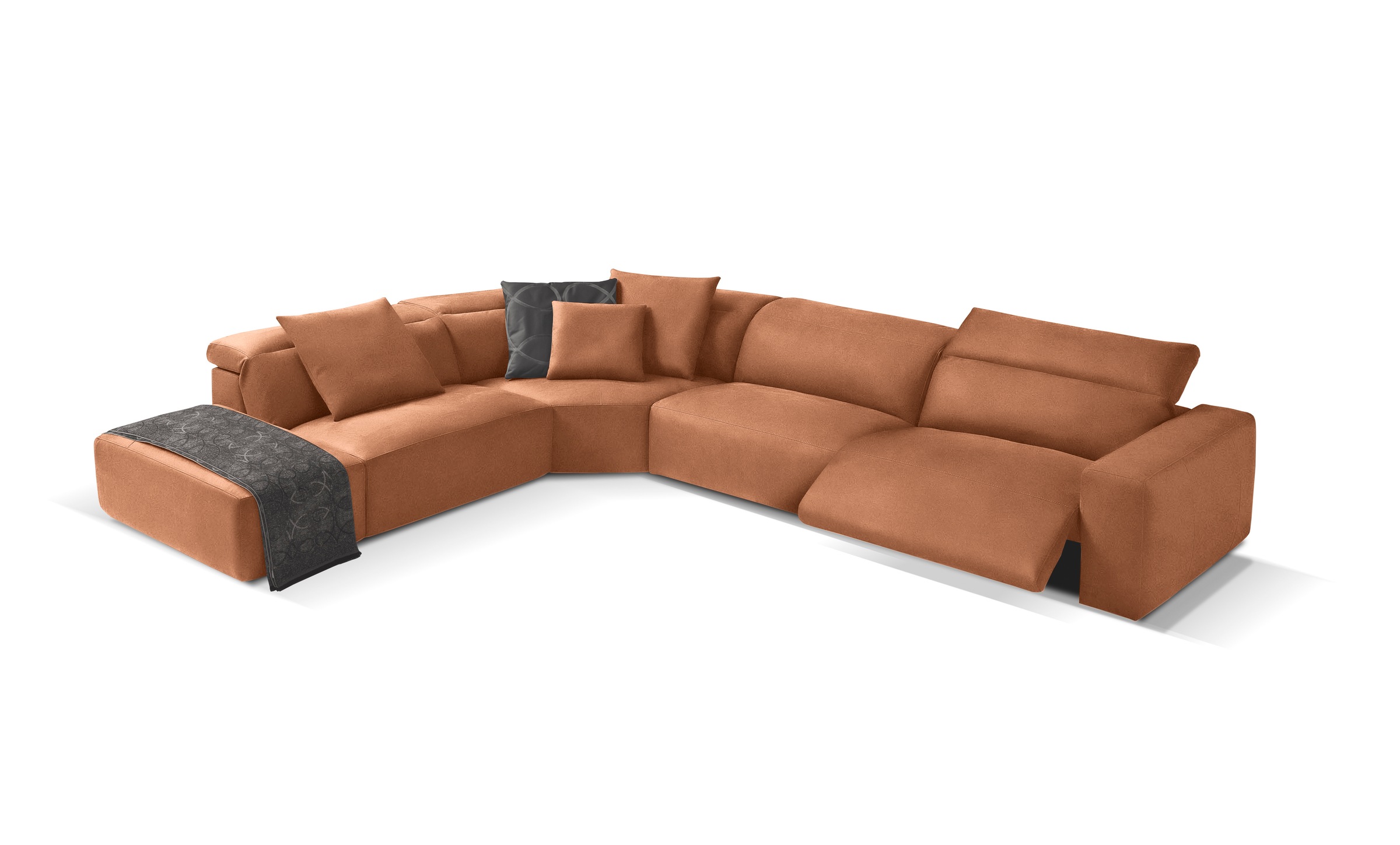 Egoitaliano Ecksofa »Beverly, extravangantes Designsofa mit erstklassigem S günstig online kaufen