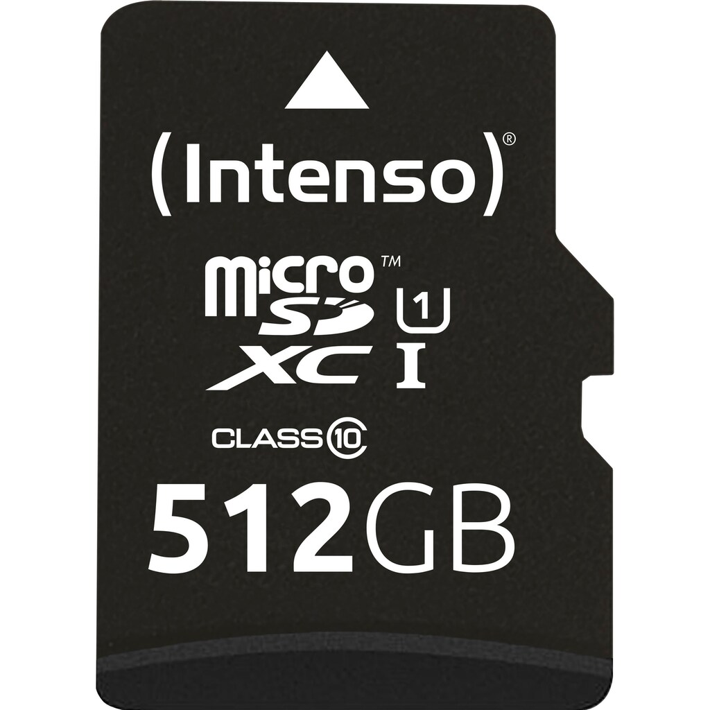 Intenso Speicherkarte »microSDHC UHS-I Premium + SD-Adapter«, (45 MB/s Lesegeschwindigkeit)