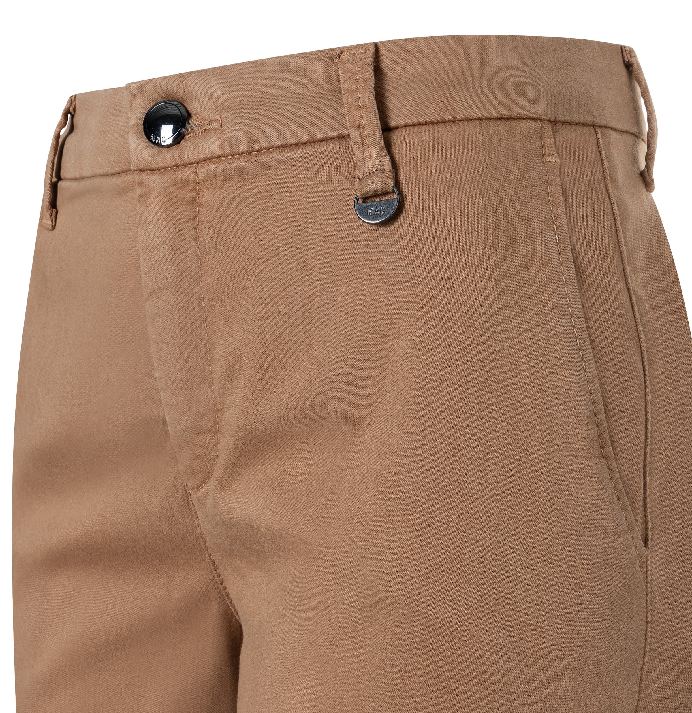 MAC Chinohose »CHINO turn up«  mit dezentem Glanz, elegant und sportiv zugleich