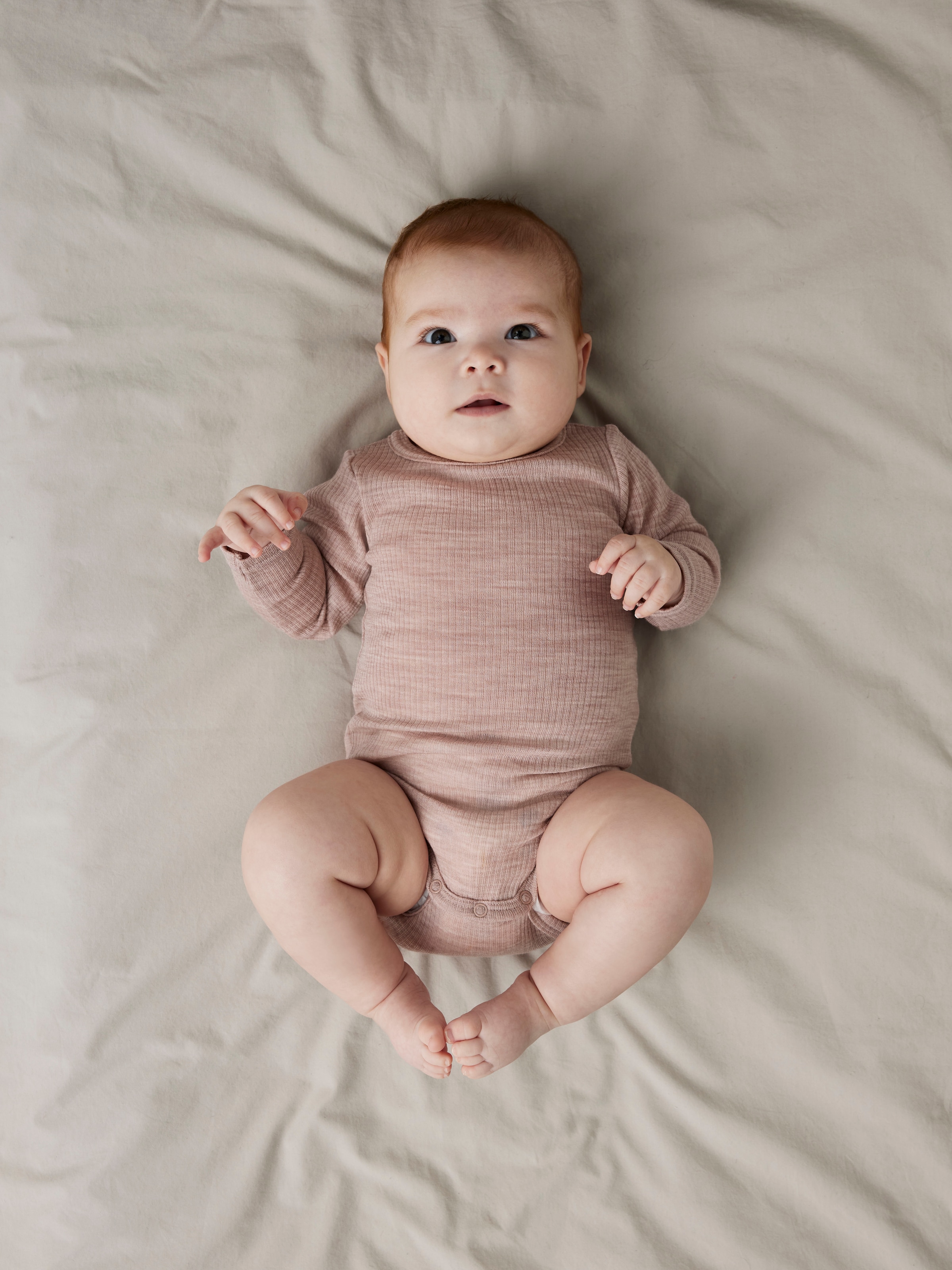 Name It Langarmbody »NBNWAX WOOL RIB LS BODY NOOS«, aus reiner Merinowolle