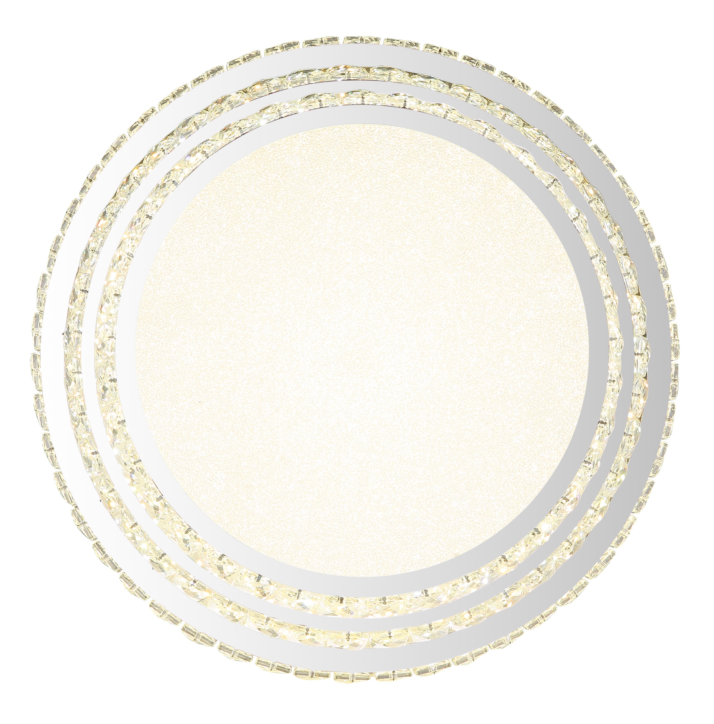 GLOBO LIGHTING LED Deckenleuchte »KLARA«, Leuchtmittel LED-Modul | LED fest integriert, Deckenlampe/Kristalle/Nachtlicht/Farben fixierbar/elegant