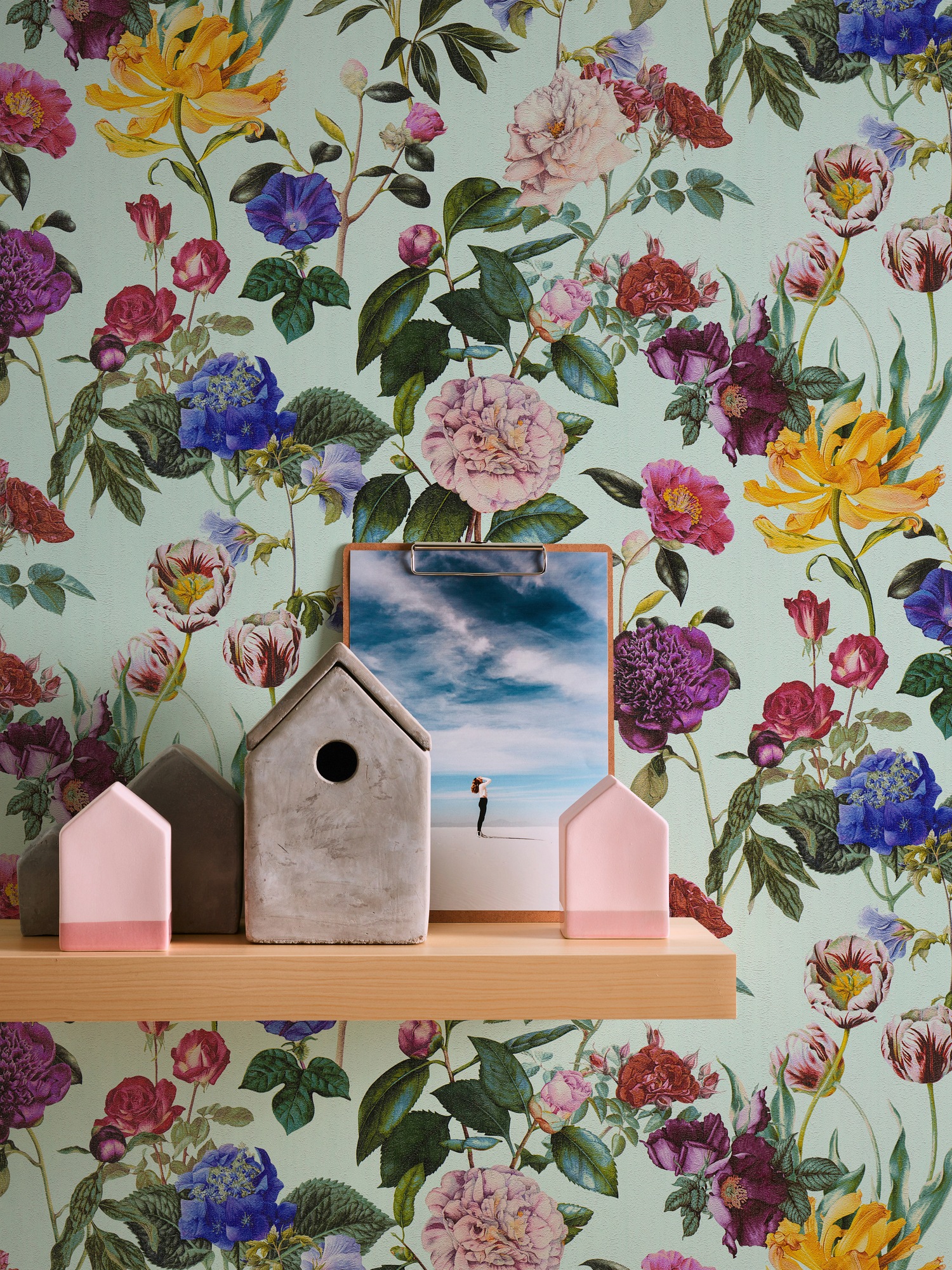 A.S. Création Vliestapete »Jette Joop tropisch floral natürlich«, floral-botanisch-Wald, Blumentapete Tapete Streifen Tapeten Wohnzimmer Schlafzimmer Küche