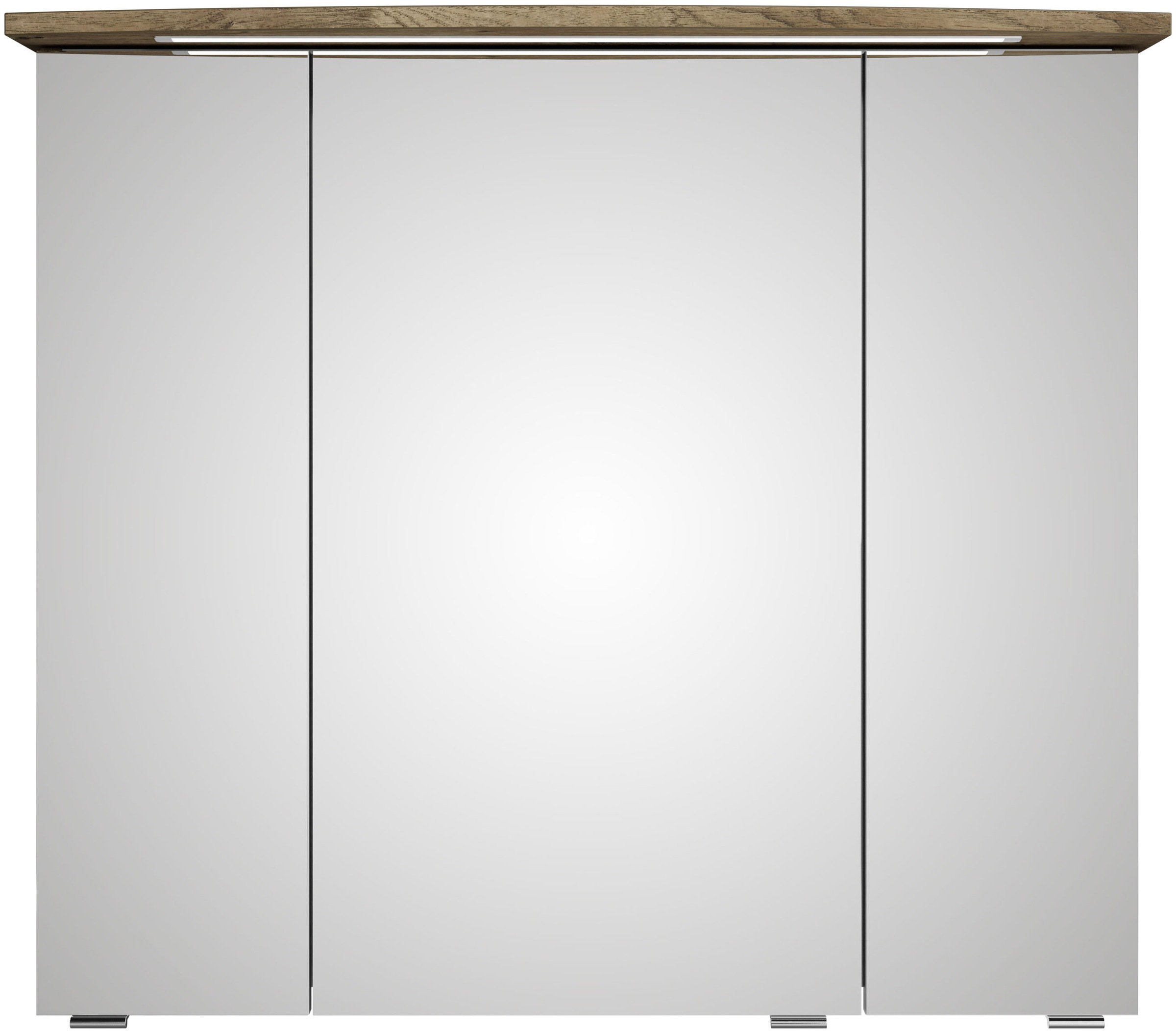 Saphir Badmöbel-Set »Serie 4010 2-teilig Keramik-Waschtisch mit LED-Spiegelschrank«, (Set), Badezimmer Set 84 cm breit, inkl. Türdämpfer, 3 Türen, 2 Schubladen