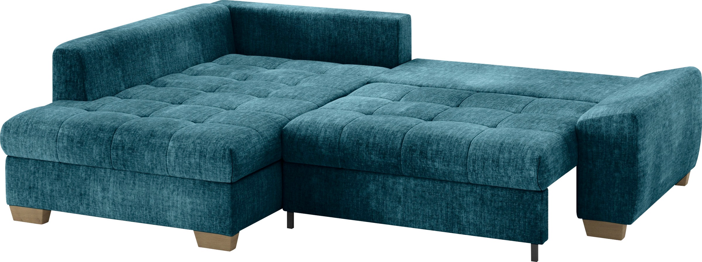 Mr. Couch Ecksofa »Nikita II, L-Form, bis 140kg pro Sitzplatz belastbar«, mit Kaltschaumpolsterung, wahlweise mit Bett und Bettkasten