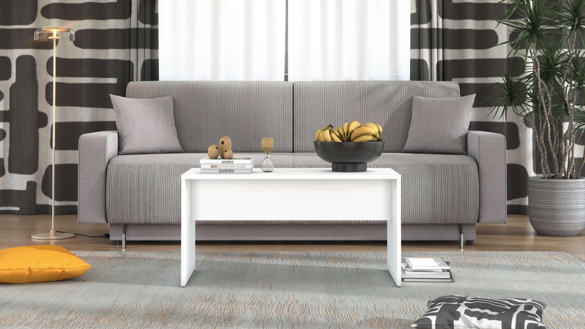 Home affaire Couchtisch »Bolton Kaffeetisch, 90 cm, in trendigen Farben, mo günstig online kaufen