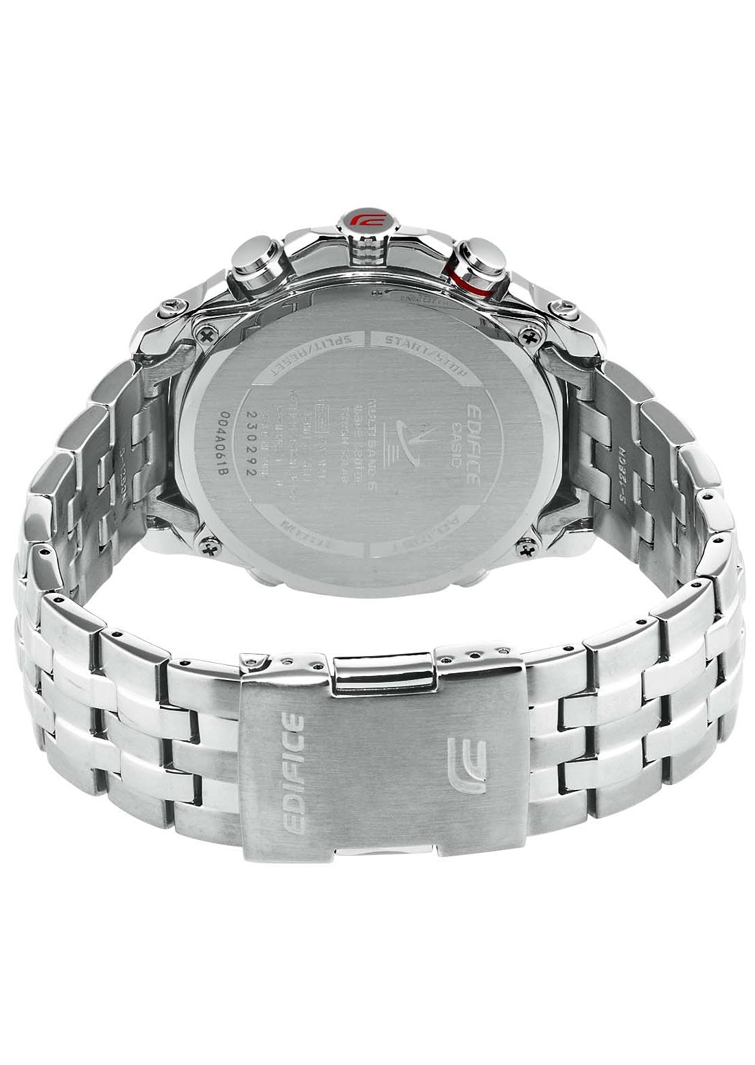 Casio Funk Funkchronograph »LCW-M100DSE-2AER«, Solaruhr, Armbanduhr, Herrenuhr, Edelstahlarmband, Saphirglas