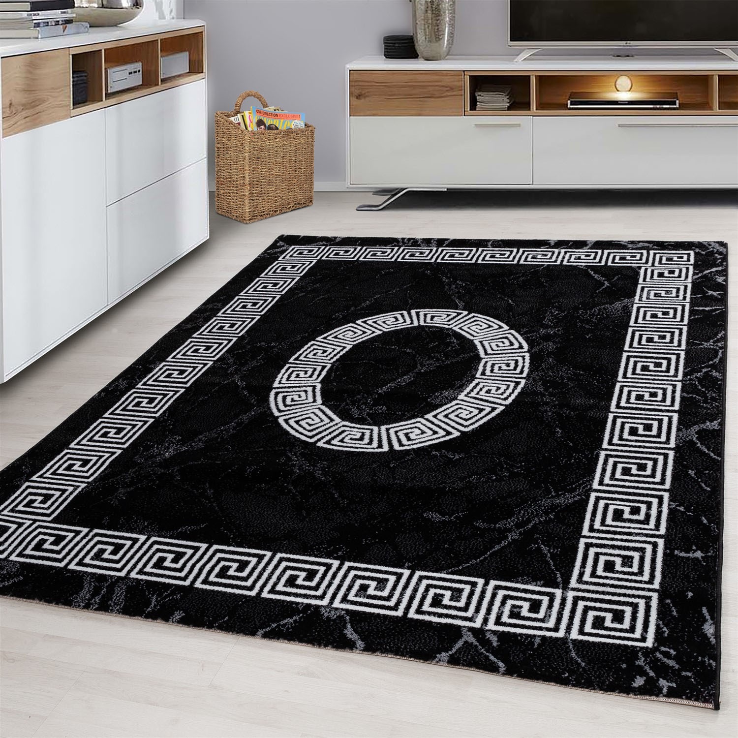 Ayyildiz Teppiche Läufer »PLUS 8009«, rechteckig, 6 mm Höhe, gemusterter Flachflor, robust, Webteppich, alle Räume