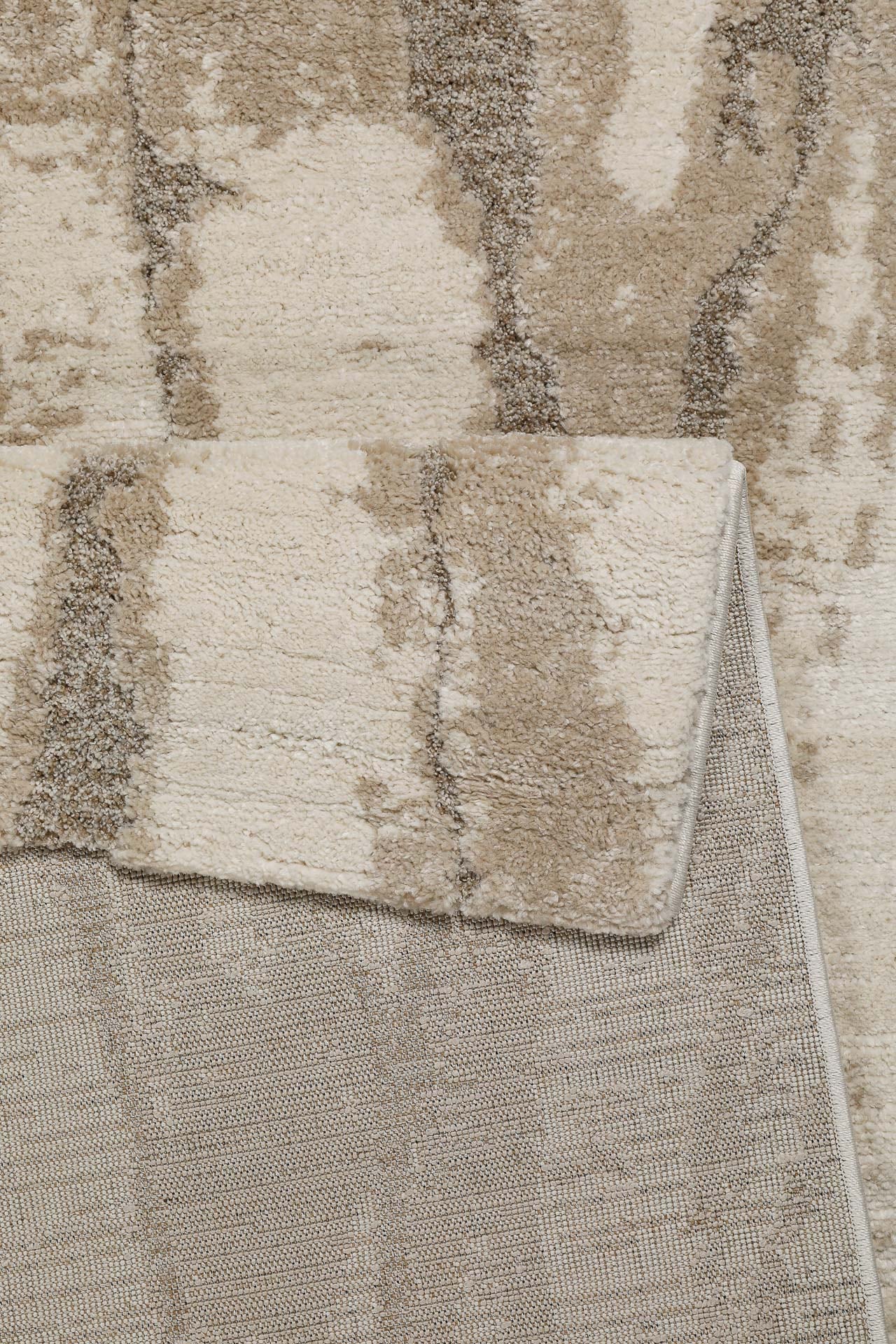 Wecon home »Fynn« rechteckig 18 mm Höhe Gewebt, Hoch-Tief, pflegeleicht, Natur-Design, Scandi, Wohnzimmer