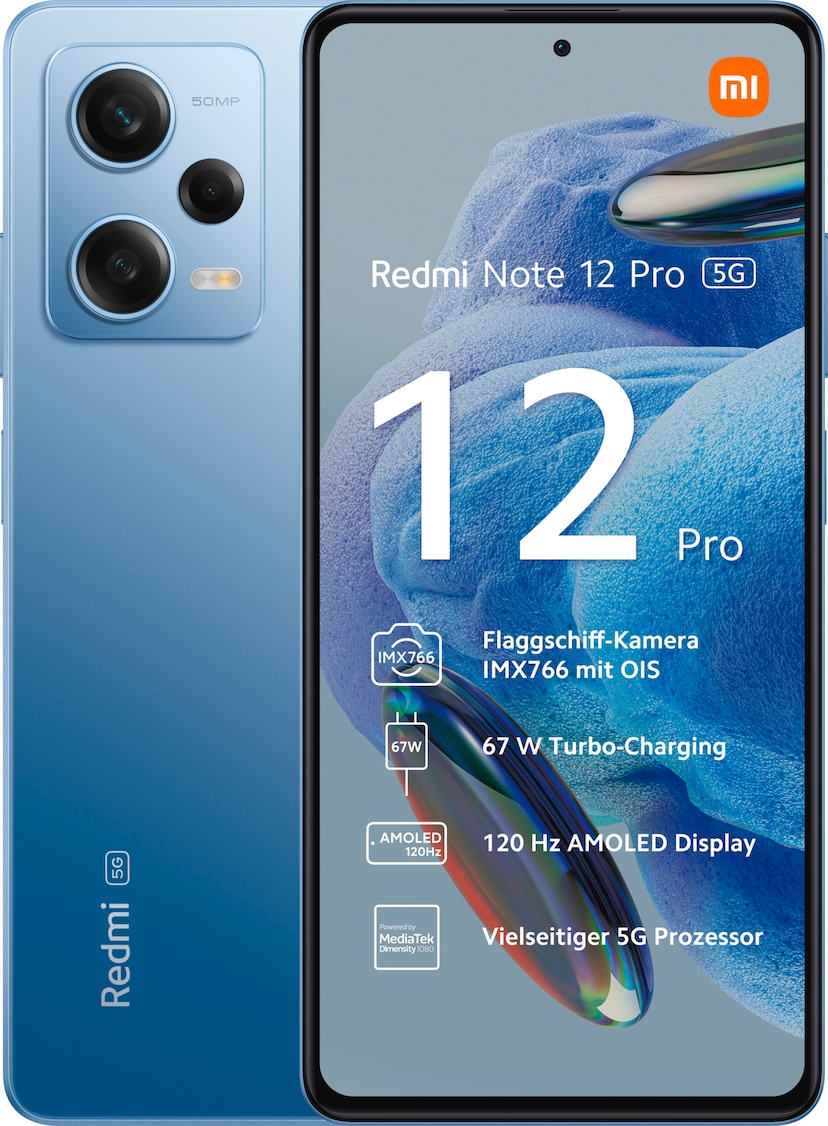 Xiaomi Smartphone »Redmi 10 2022«, Sea Blue, 16,51 cm/6,5 Zoll, 128 GB  Speicherplatz, 50 MP Kamera auf Raten kaufen