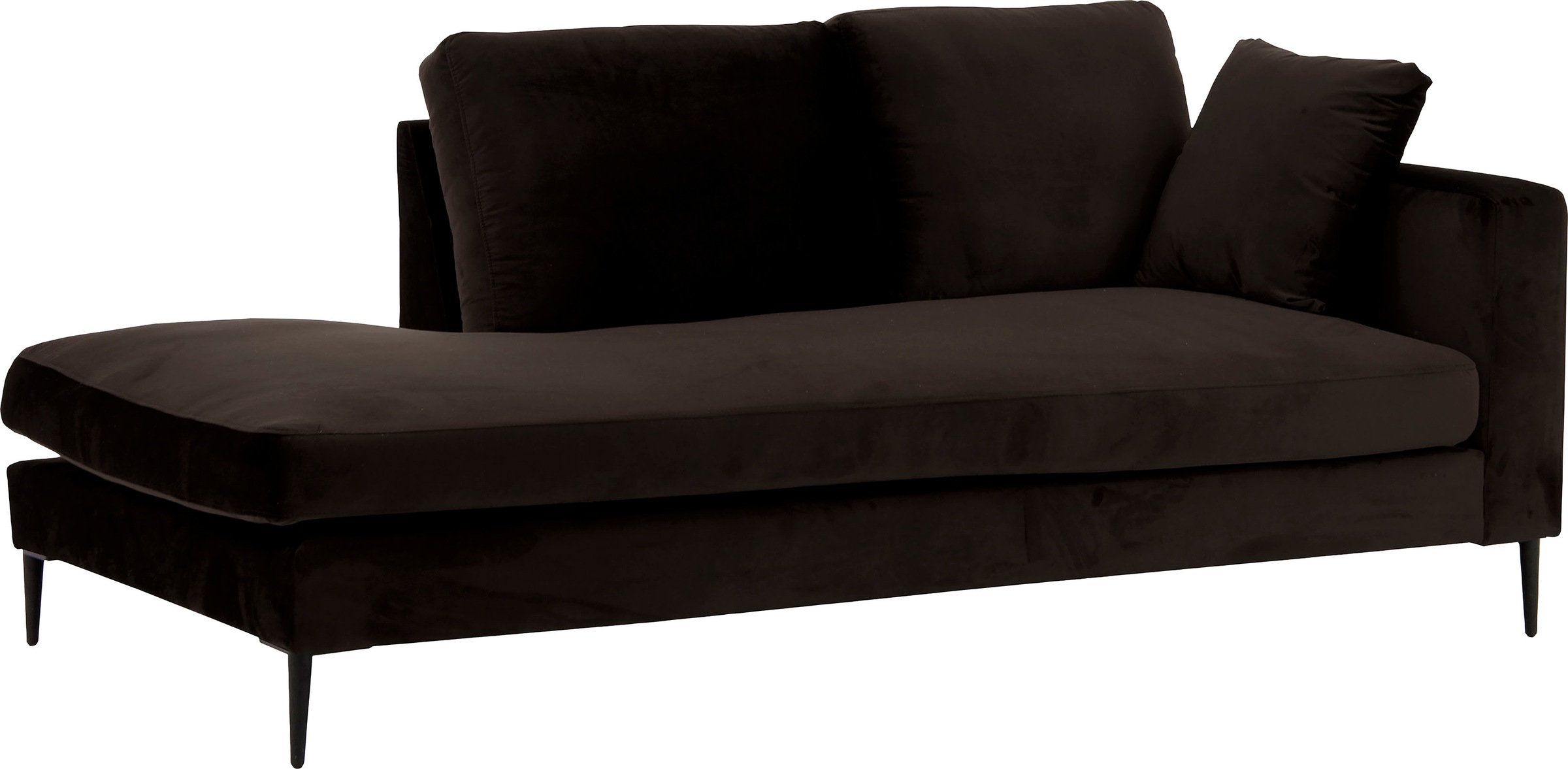 Home affaire Recamiere »Cozy Chaiselongue, Maße B/T/H: 195/97/80 cm« mit lo günstig online kaufen