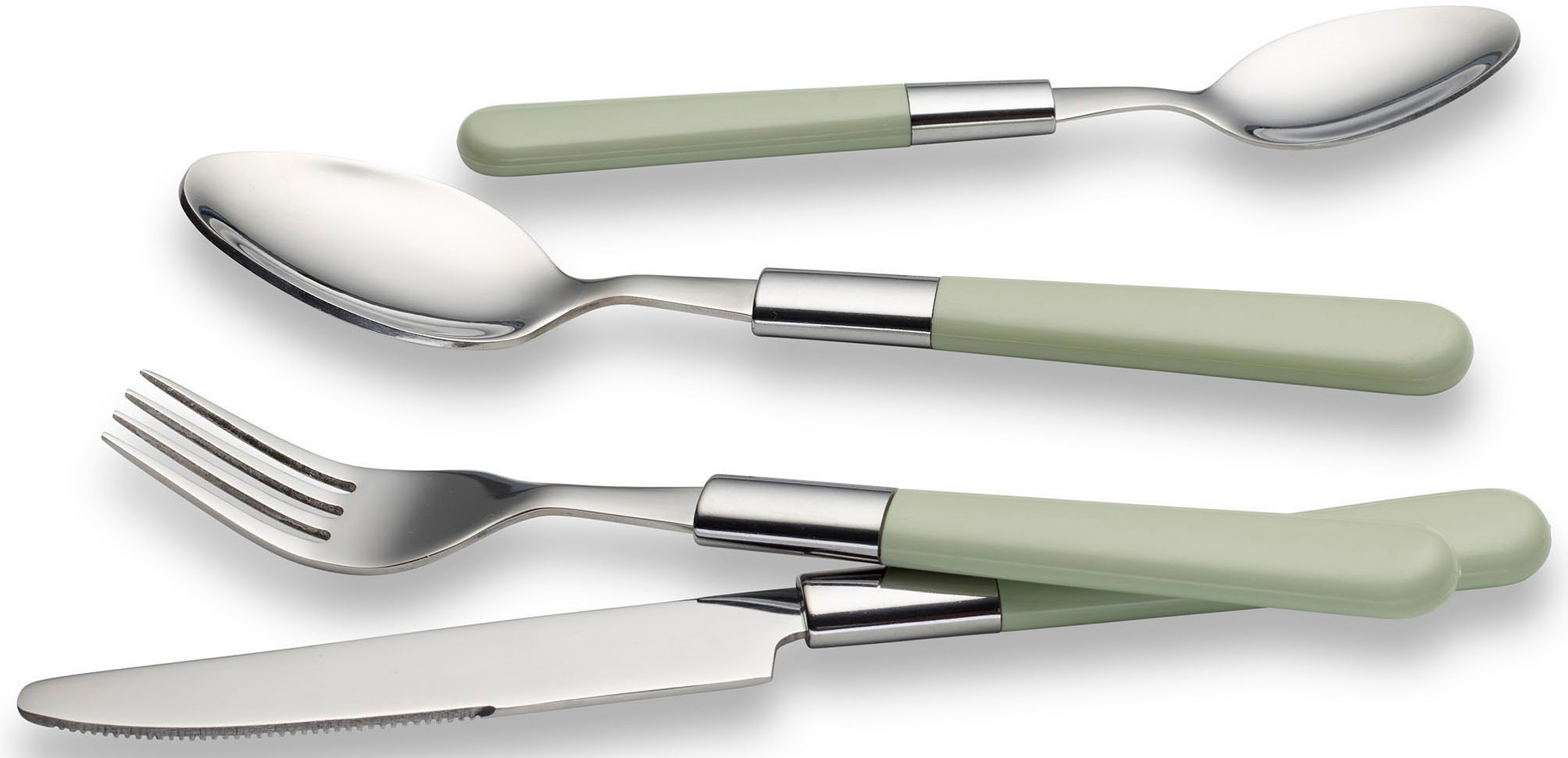 ECHTWERK Besteck-Set »Bistro Besteck Set, Campingbesteck«, (Set, 16 tlg.), Picknickbesteck