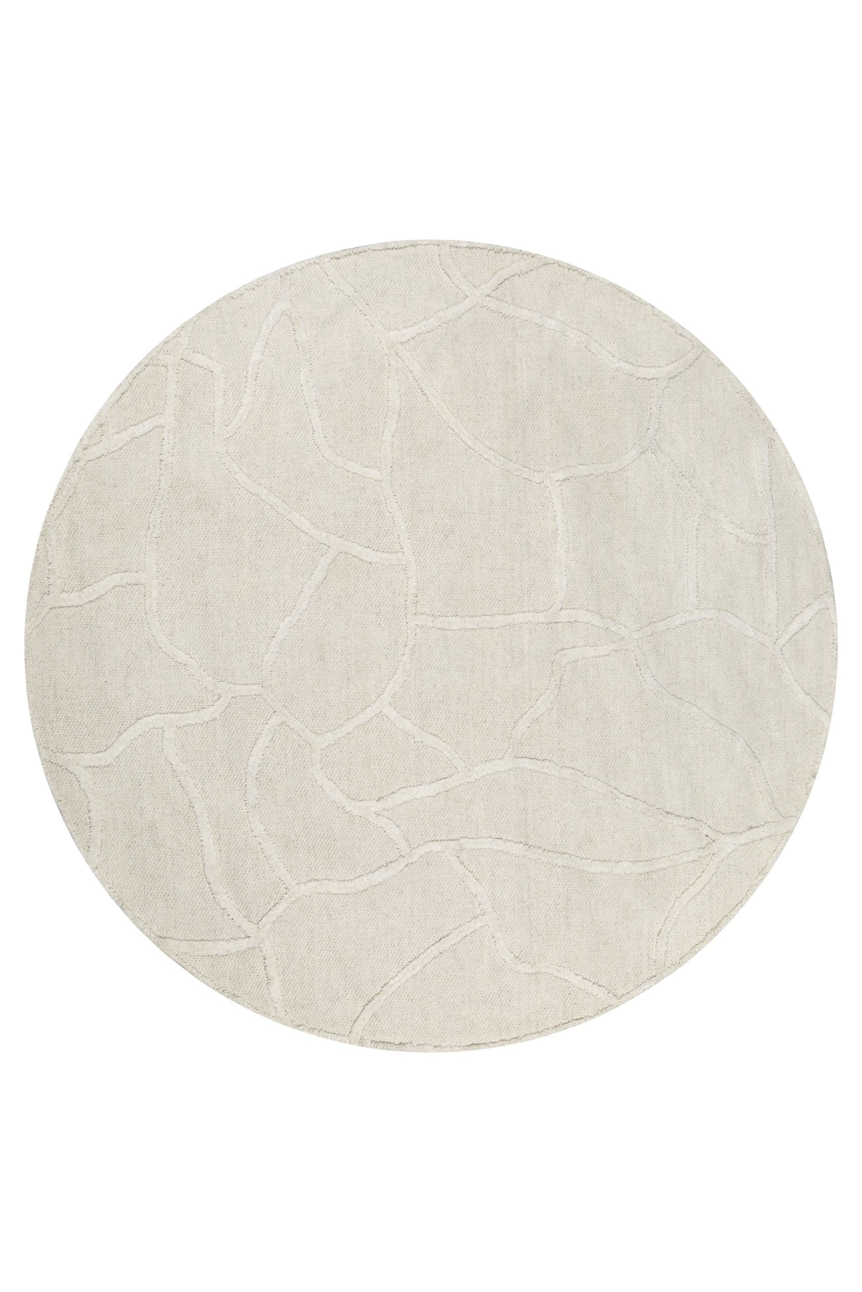 Wecon home Teppich »Hamptons TWENTYSIX«, rund, 10 mm Höhe, Kurzflor, Wohnzimmer, Schlafzimmer, elegant, robust, Mosaik Design