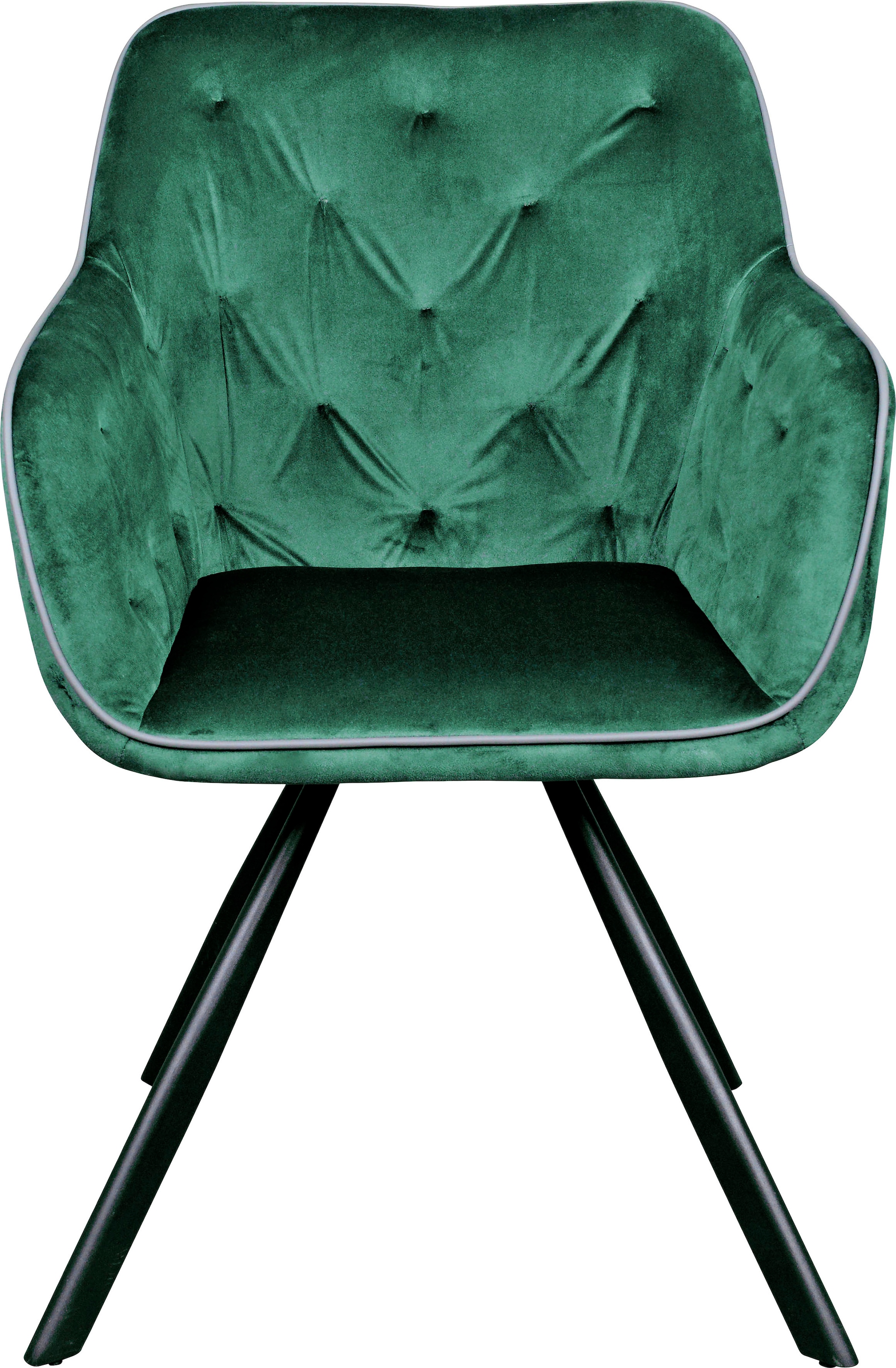 Kayoom Polsterstuhl »Stuhl Eann 125, Stuhl im Retro-Design, edles Design«, günstig online kaufen