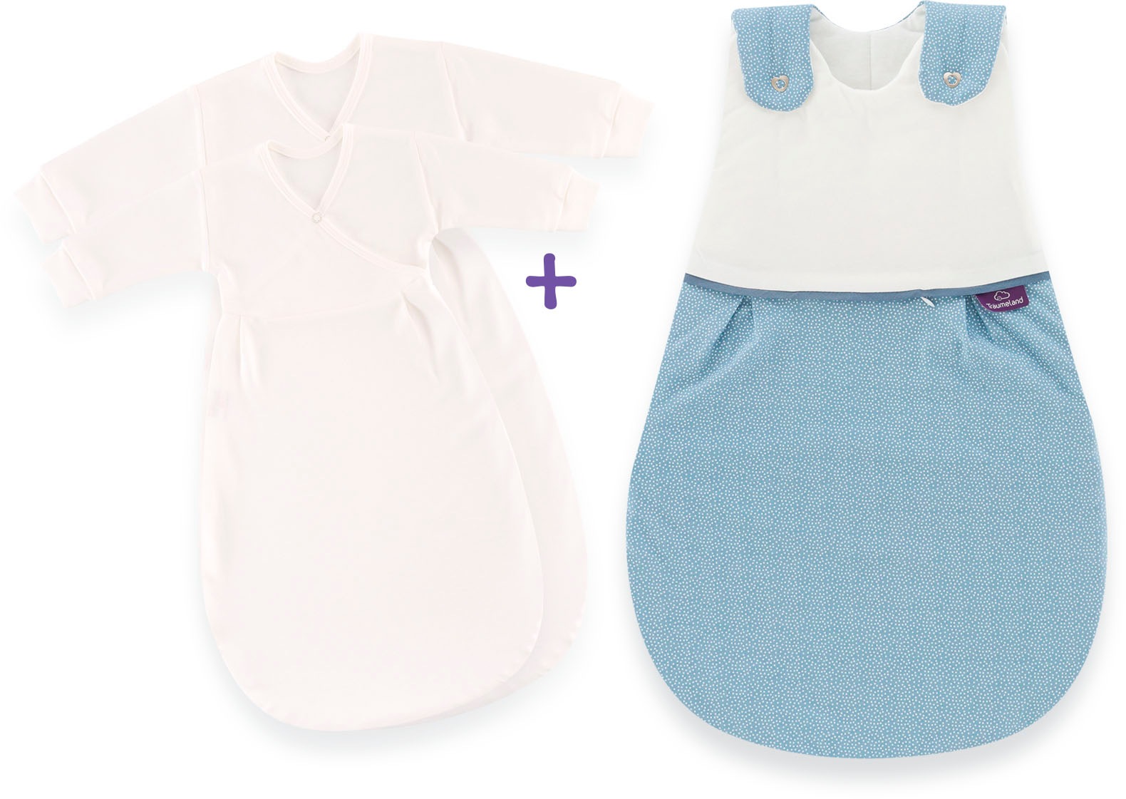 Träumeland Babyschlafsack »3 tlg Set LIEMBICH, Design Punkte« günstig online kaufen