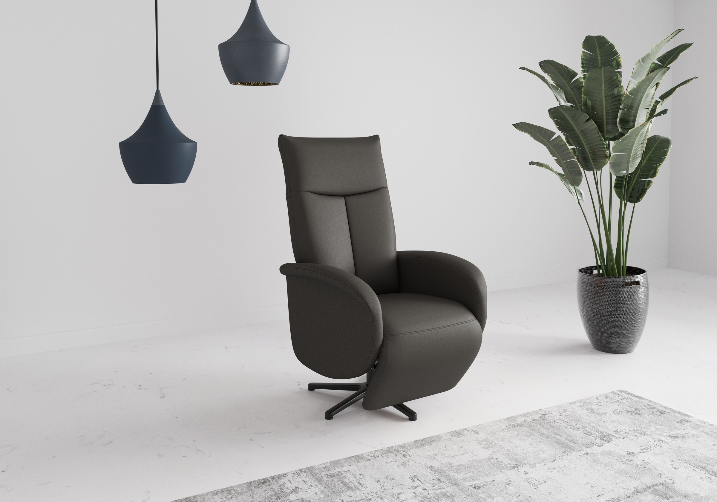 sit&more TV-Sessel »Juma, inkl. Drehfunktion & Kopfteilverstellung«, Höhe A günstig online kaufen