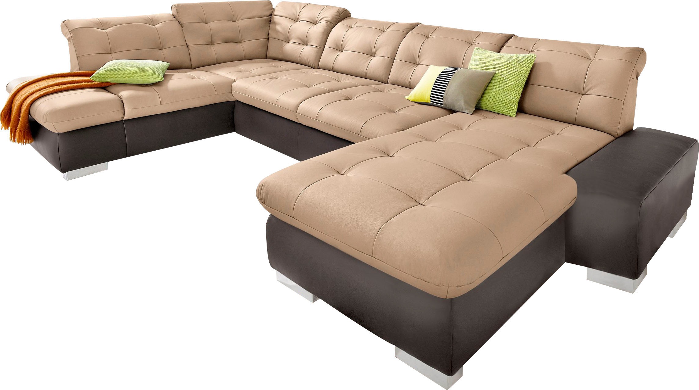 sit&more Wohnlandschaft »Palomino U-Form«, wahlweise in XL oder XXL