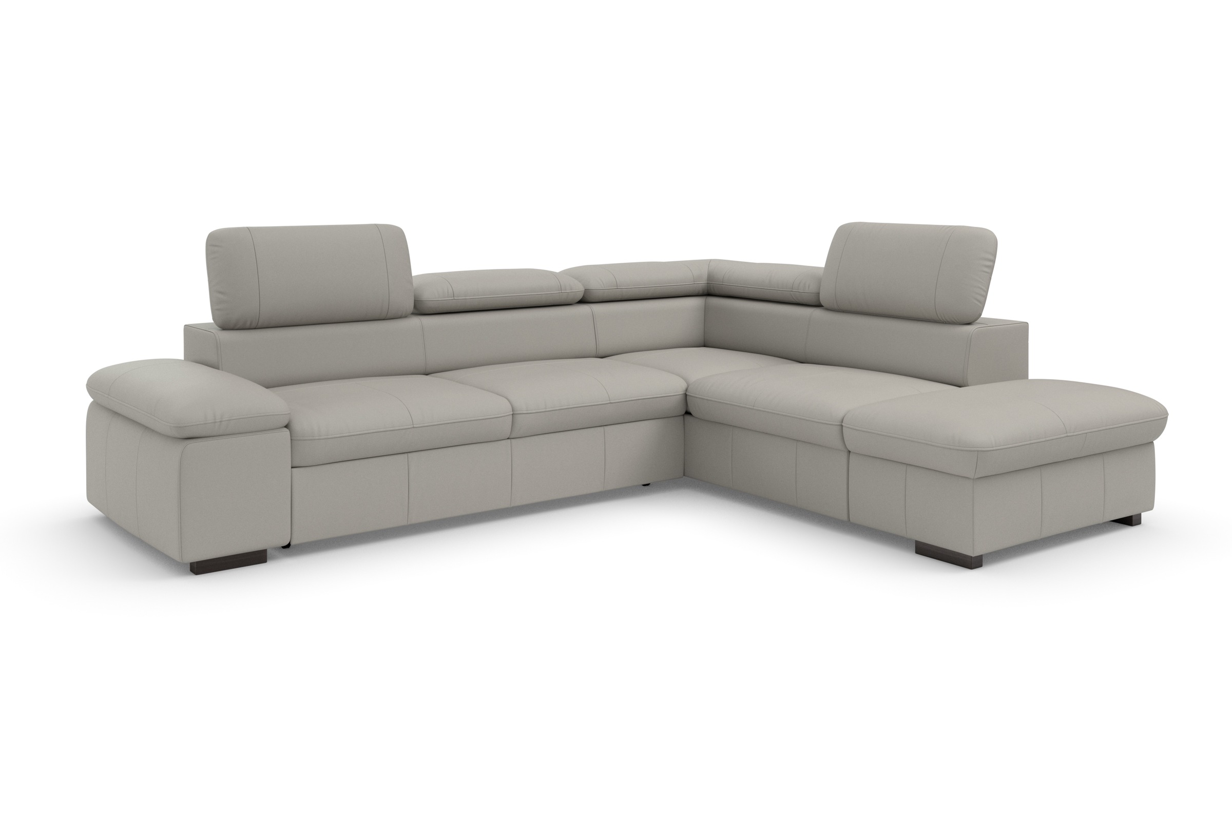 Home affaire Ecksofa »Alberto L-Form«, mit Kopfteilverstellung, wahlweise mit Bettfunktion