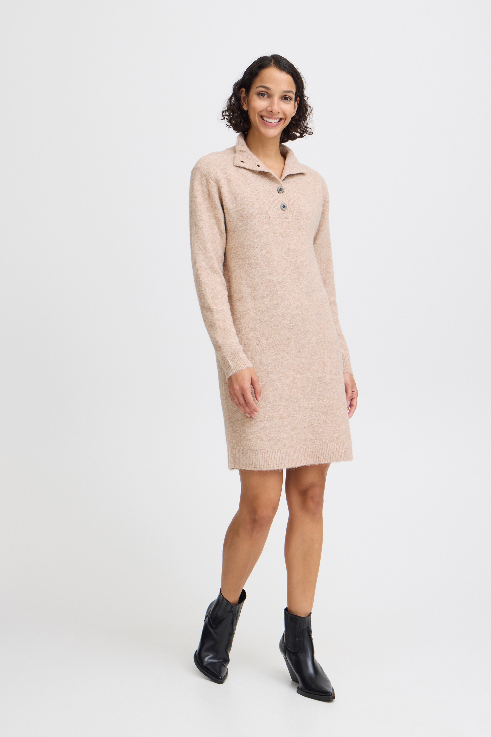b.young Midikleid »Kleid BYOMEA«