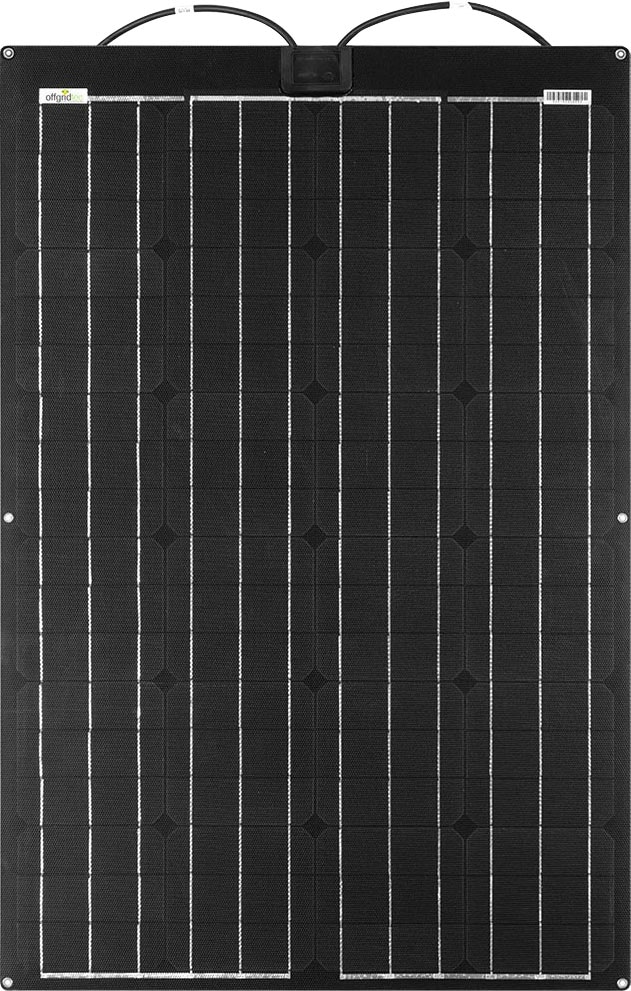 offgridtec Solarmodul »PCB-ETFE 100W 39V semiflexibles Solarpanel«, hervorragender Schutz durch EFTE High-Tec Kunststoff