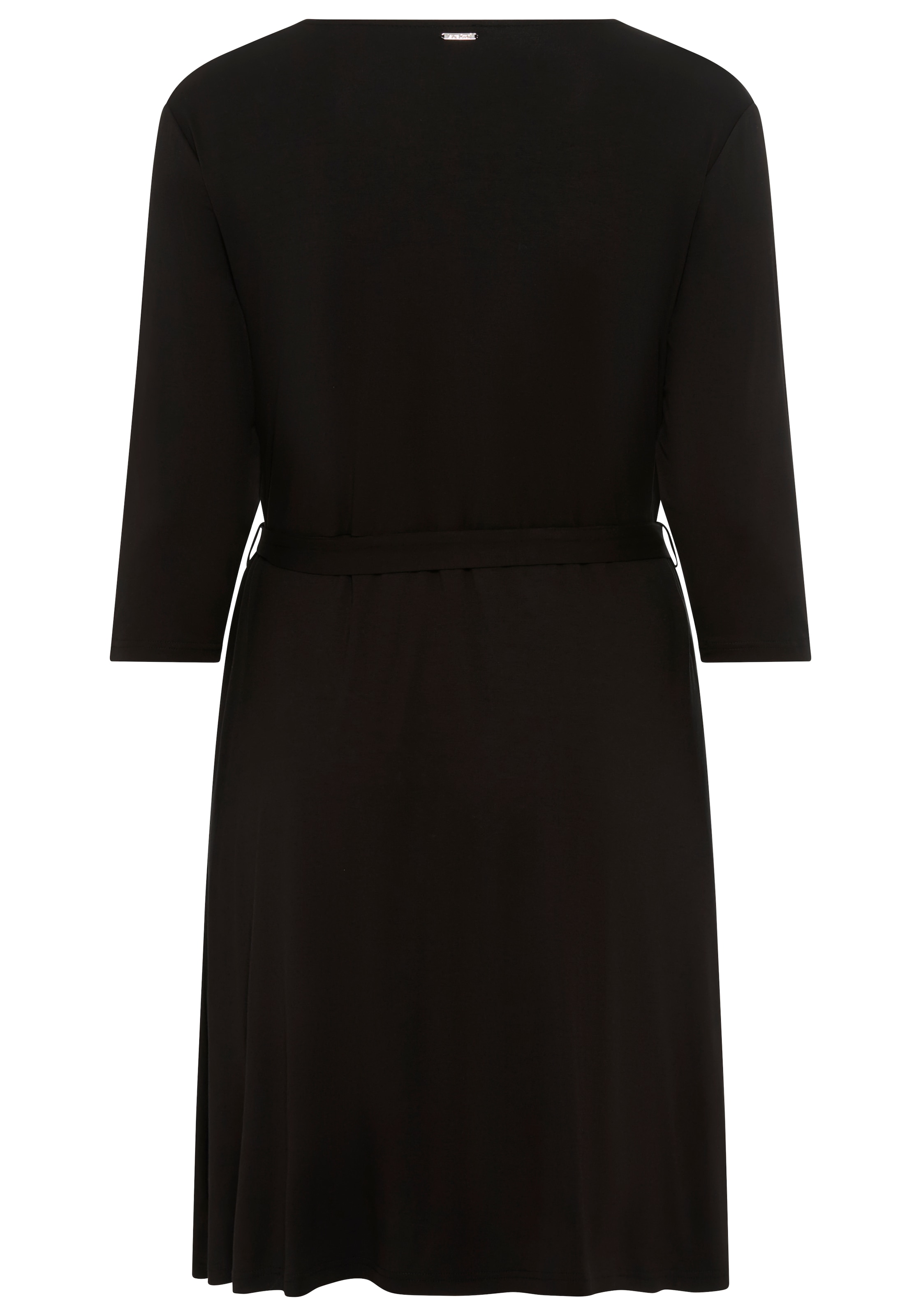 Laura Scott CURVE Jerseykleid mit femininer Wickeloptik und tiefem V-Ausschnitt - GROSSE GRÖSSE