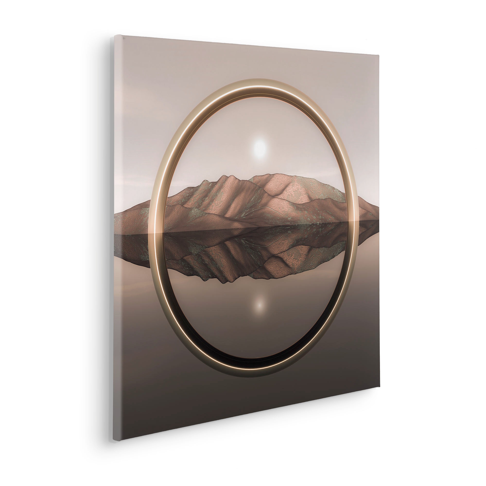 Komar Leinwandbild »Grateful - Größe 60 x 60 cm« Natur 1 Stk. tlg. Keilrahm günstig online kaufen
