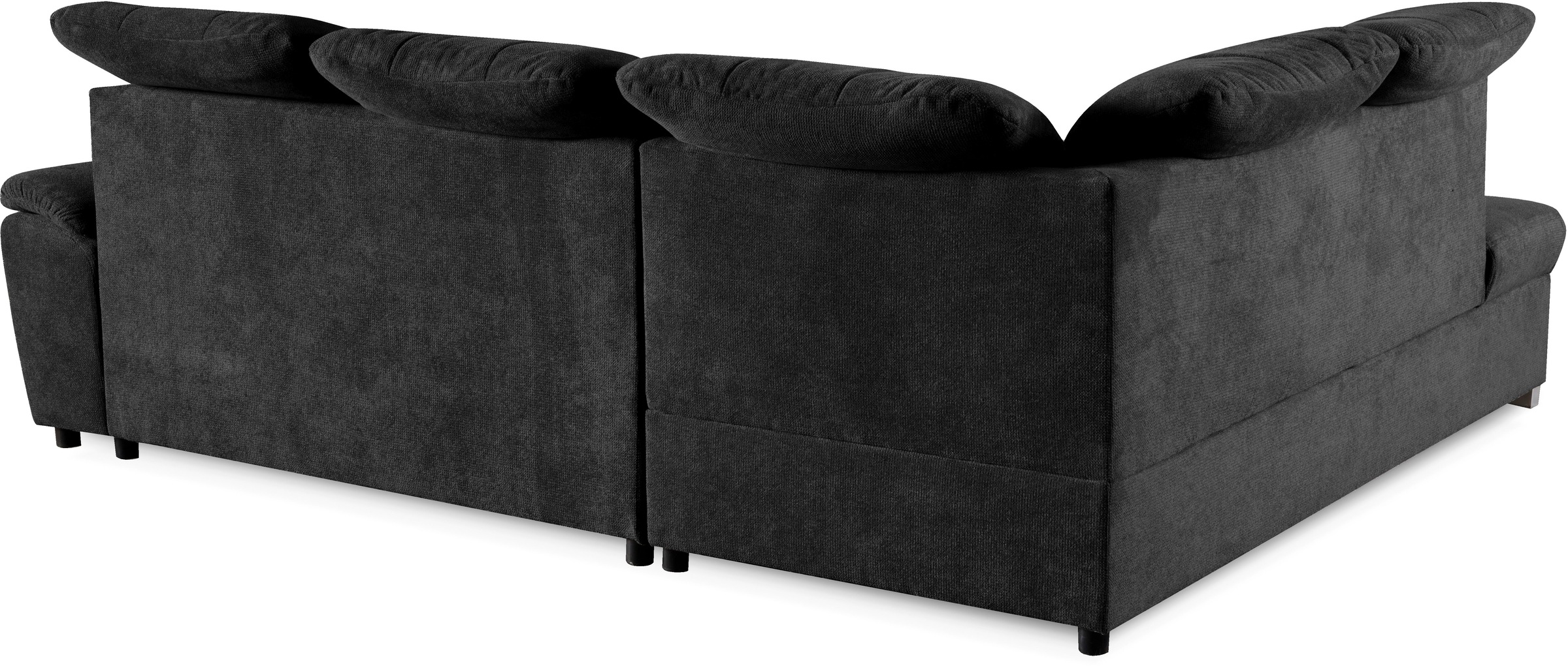 WERK2 Ecksofa »Brindisi, bequem und komfortabel, L-Form«, mit verstellbaren Kopfteilen, Bettfunktion & Bettkasten