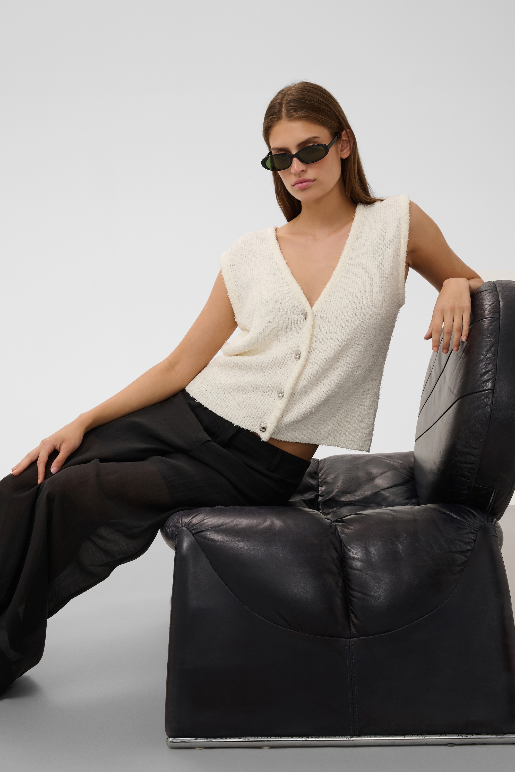 SOAKED IN LUXURY Strickjacke »Strickweste SLDamali«