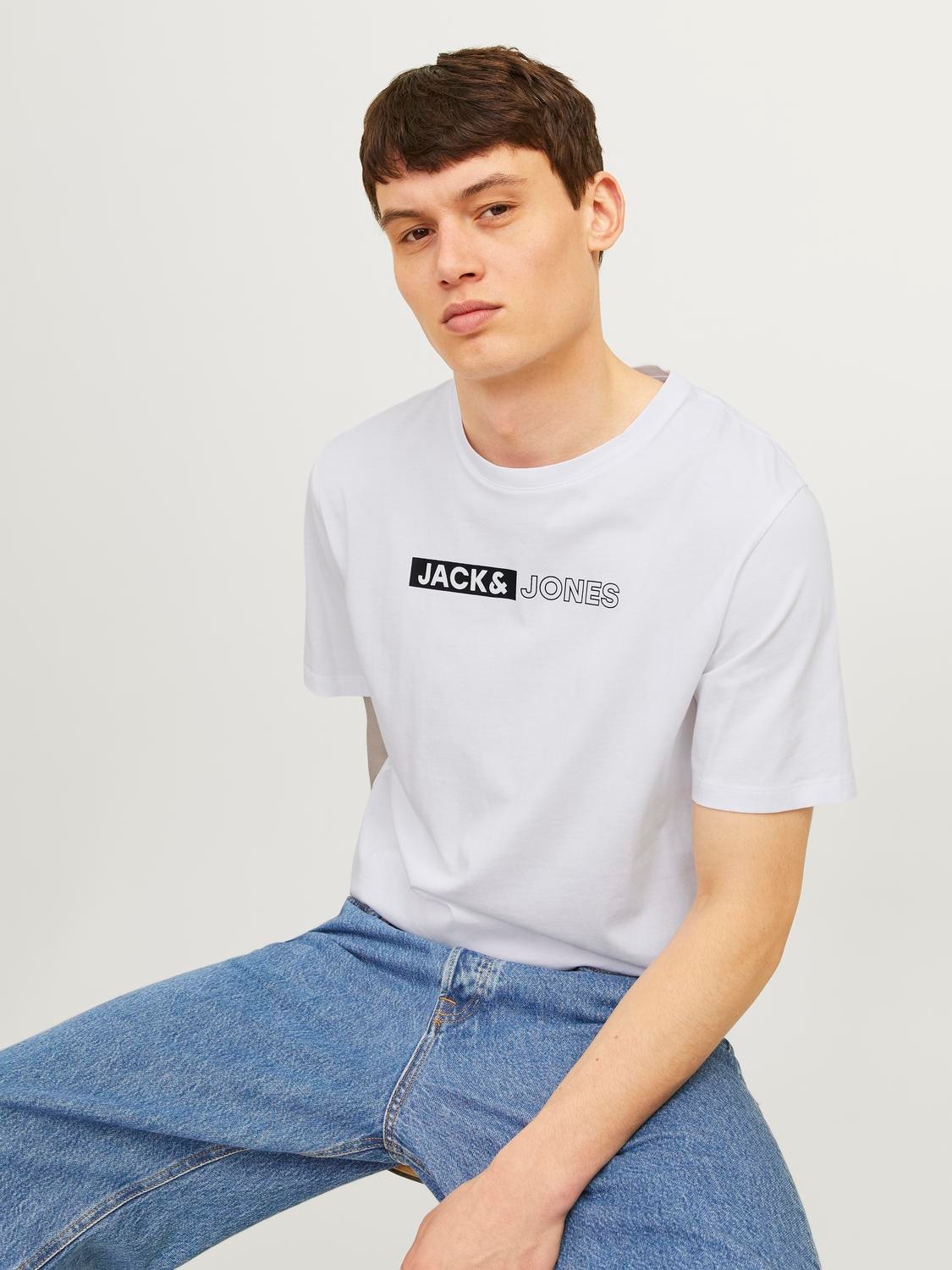 Jack & Jones Rundhalsshirt »JJECORP LOGO TEE PLAY SS O-NECK NOOS«