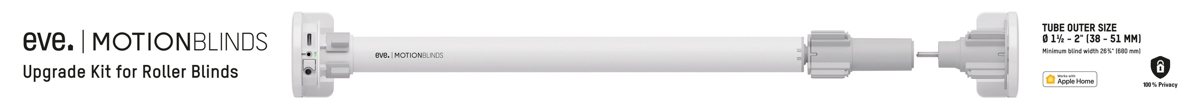 EVE Smart-Home-Station »MotionBlinds Upgrade Kit für Rollos«, (Packung)