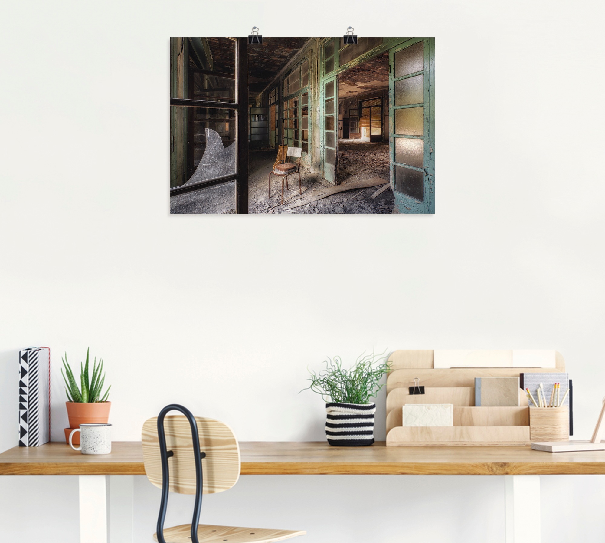 Artland Wandbild »Lost Place - Stuhl - verlassene Orte«, Gebäude, (1 St.), günstig online kaufen