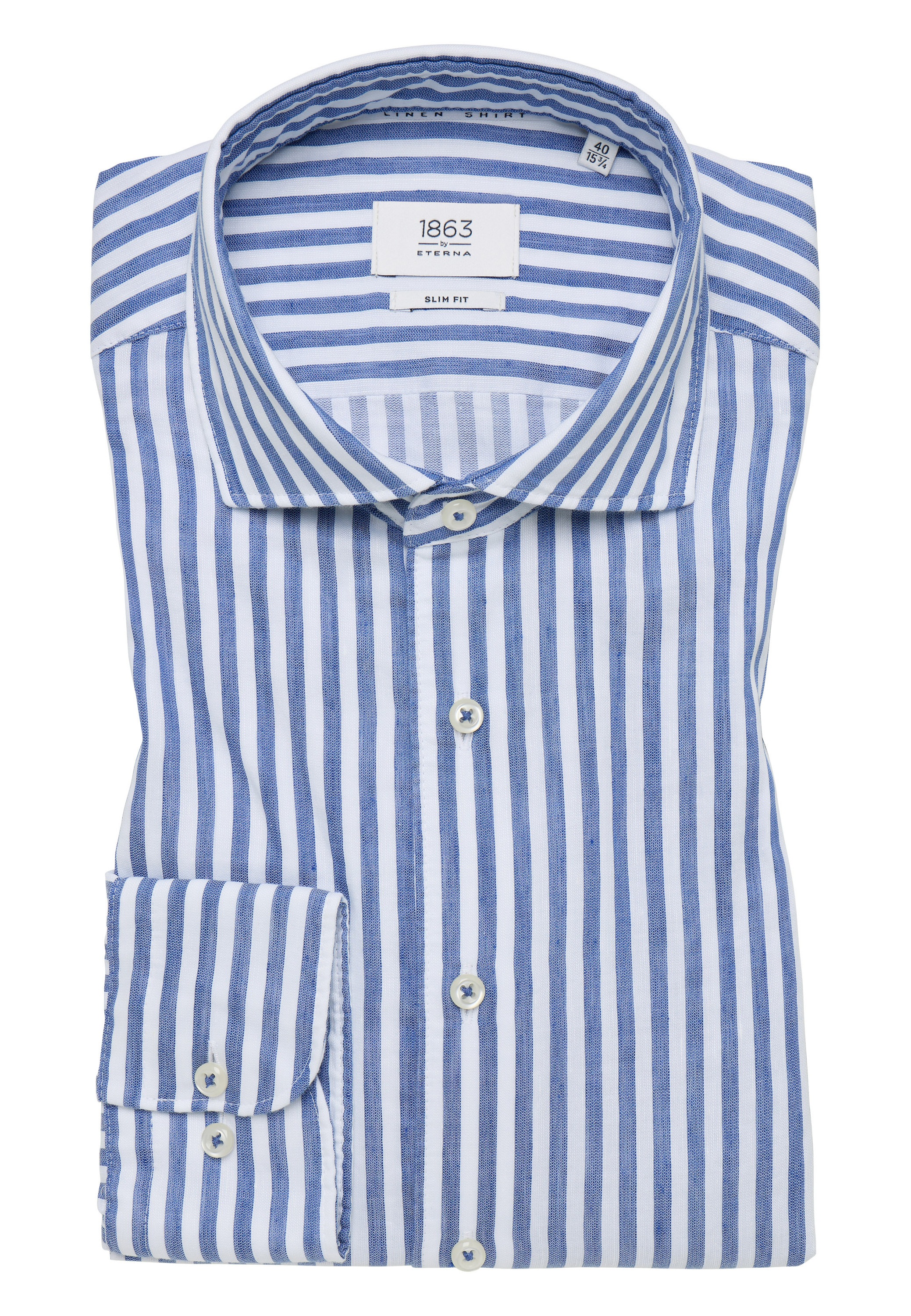 Eterna Langarmhemd »SLIM FIT«, EASY IRON (bügelleicht)