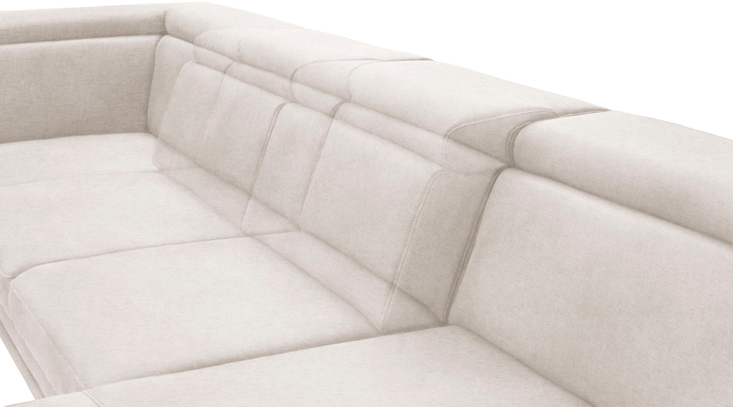 sit&more Wohnlandschaft »Scorpio U-Form«, inklusive Sitztiefenverstellung, mit Kopf- und Armteilverstellung