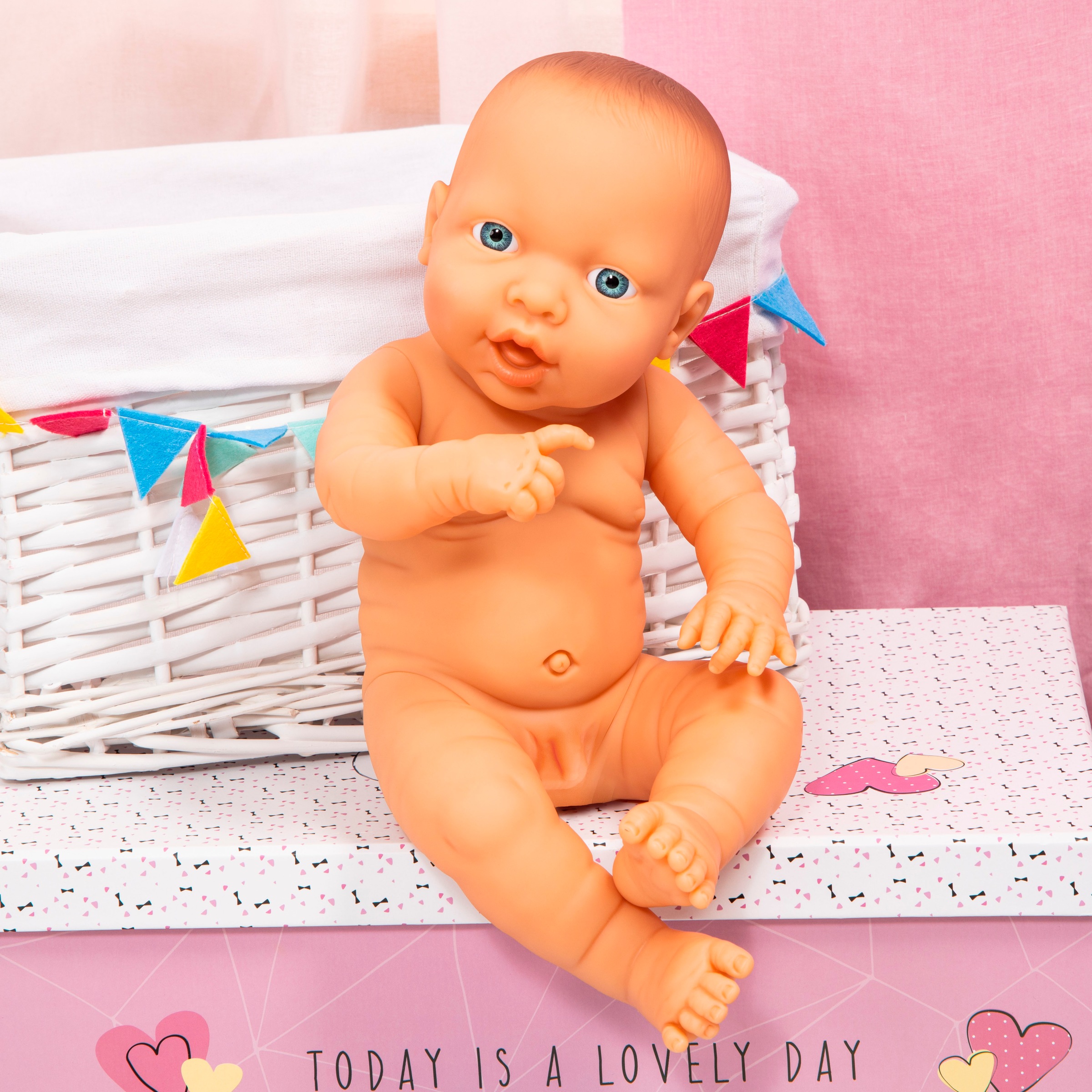 Bayer Babypuppe »Newborn Baby Junge, 42 cm«