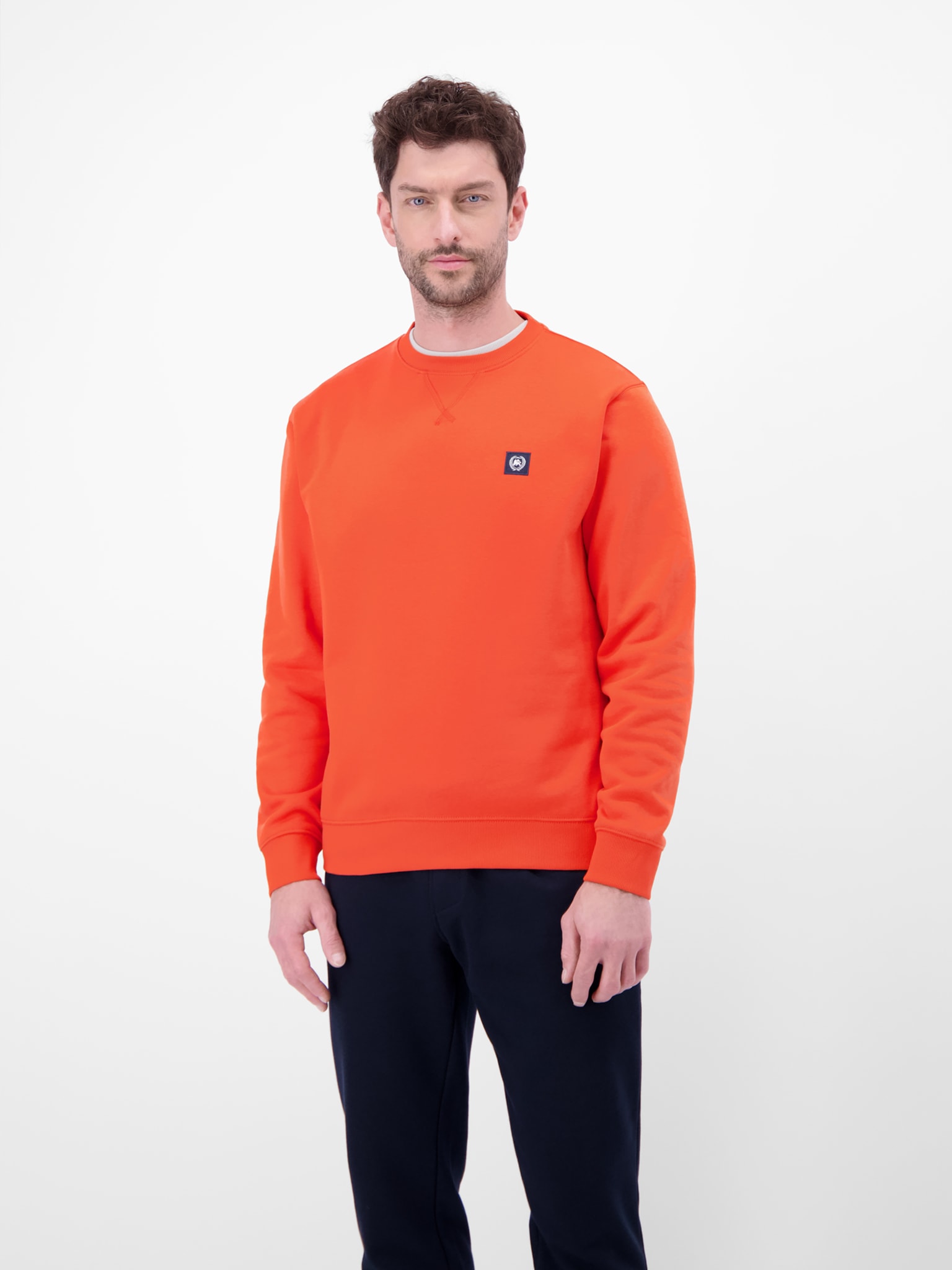 LERROS Sweater , mit Logo-Badge
