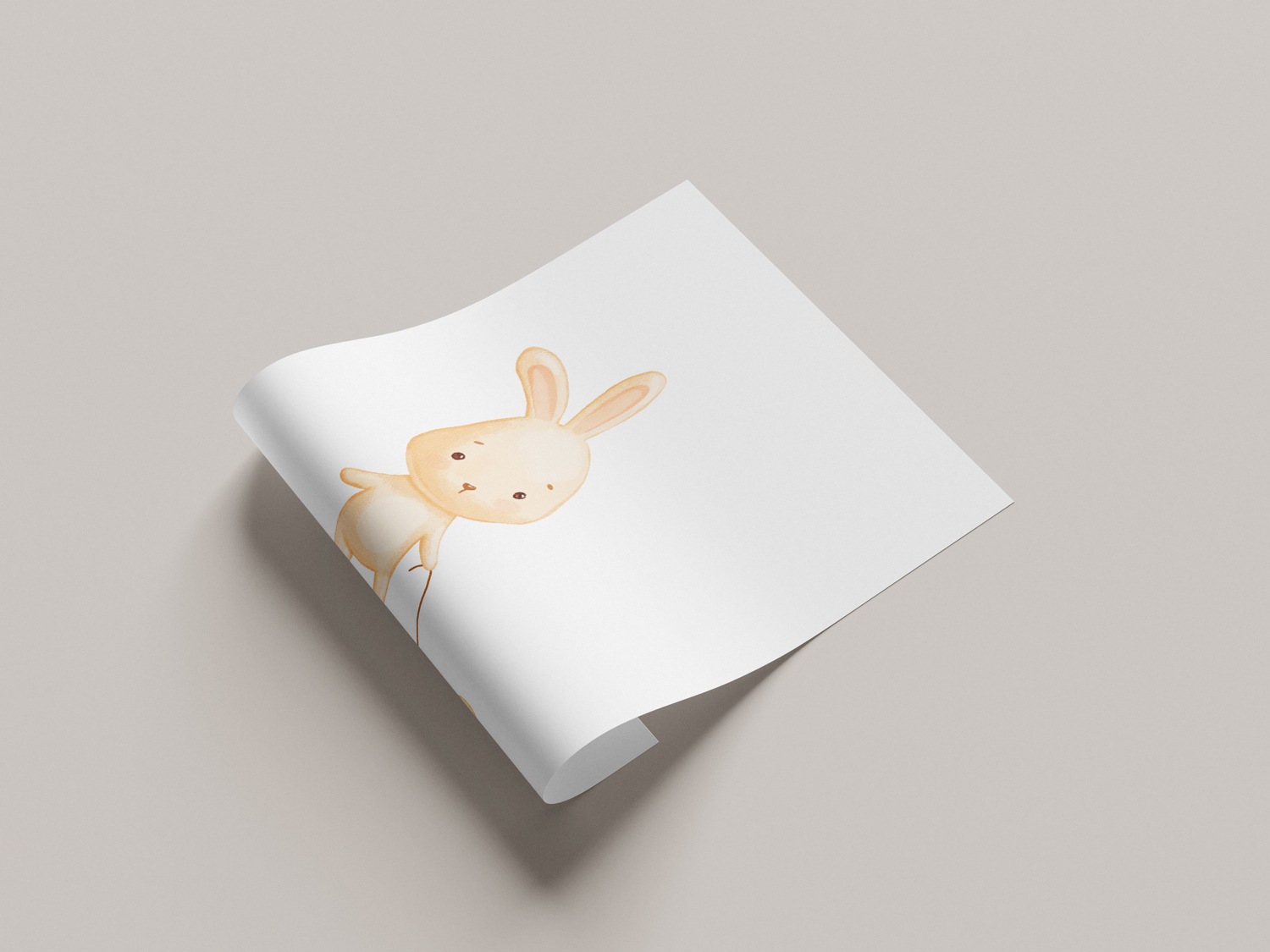 Lüttenhütt Poster »Hase mit Spielzeugauto«, Fahrzeuge-Fantasy-Hase-Hasen-Tiere, (1 St.), HD Premium Druck
