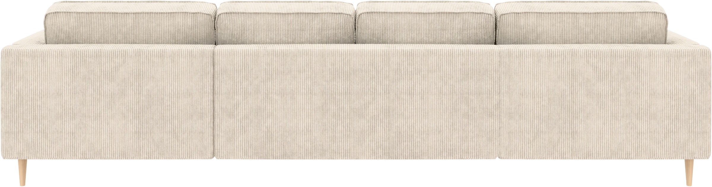 Home affaire Wohnlandschaft »Booster Couch wahlweise mit Schlaffunktion und Bettkasten-auch in Cord«, Sofa in U-Form, Breite 305 cm