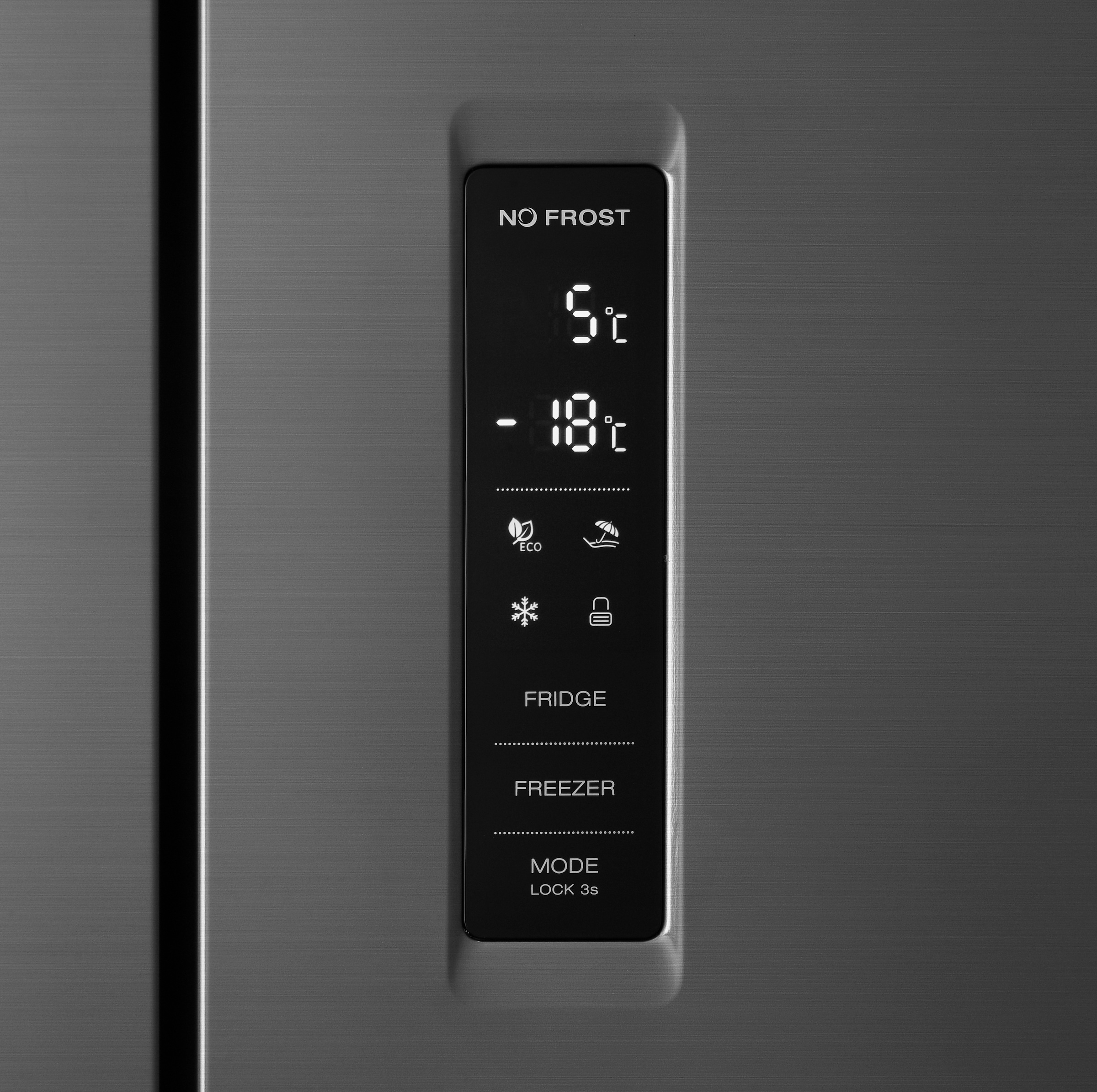 Hanseatic French Door »HCDD18080CI«, NoFrost