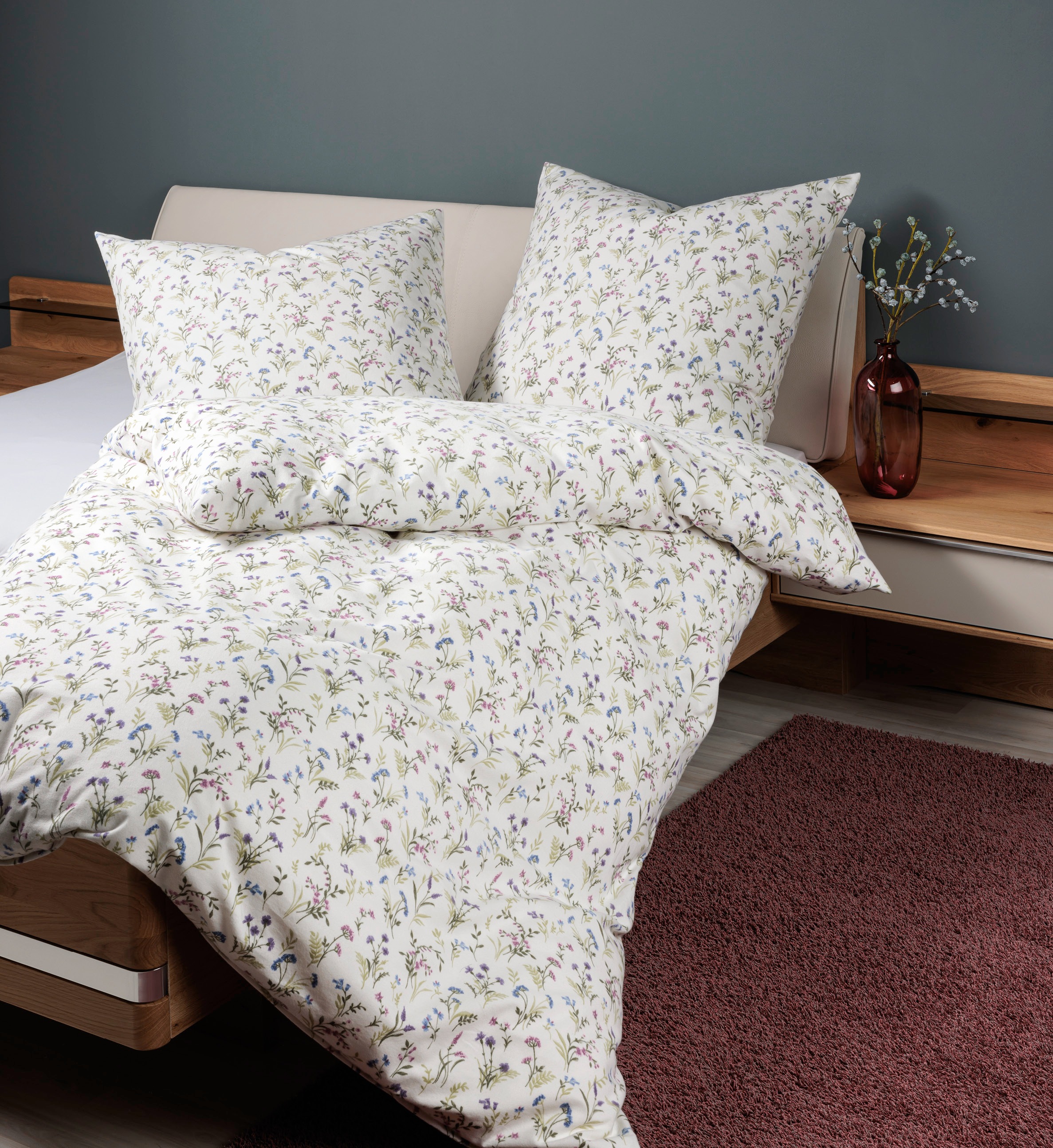 Janine Bettwäsche »Feinbiber65173 0« mit Reissverschluss günstig online kaufen