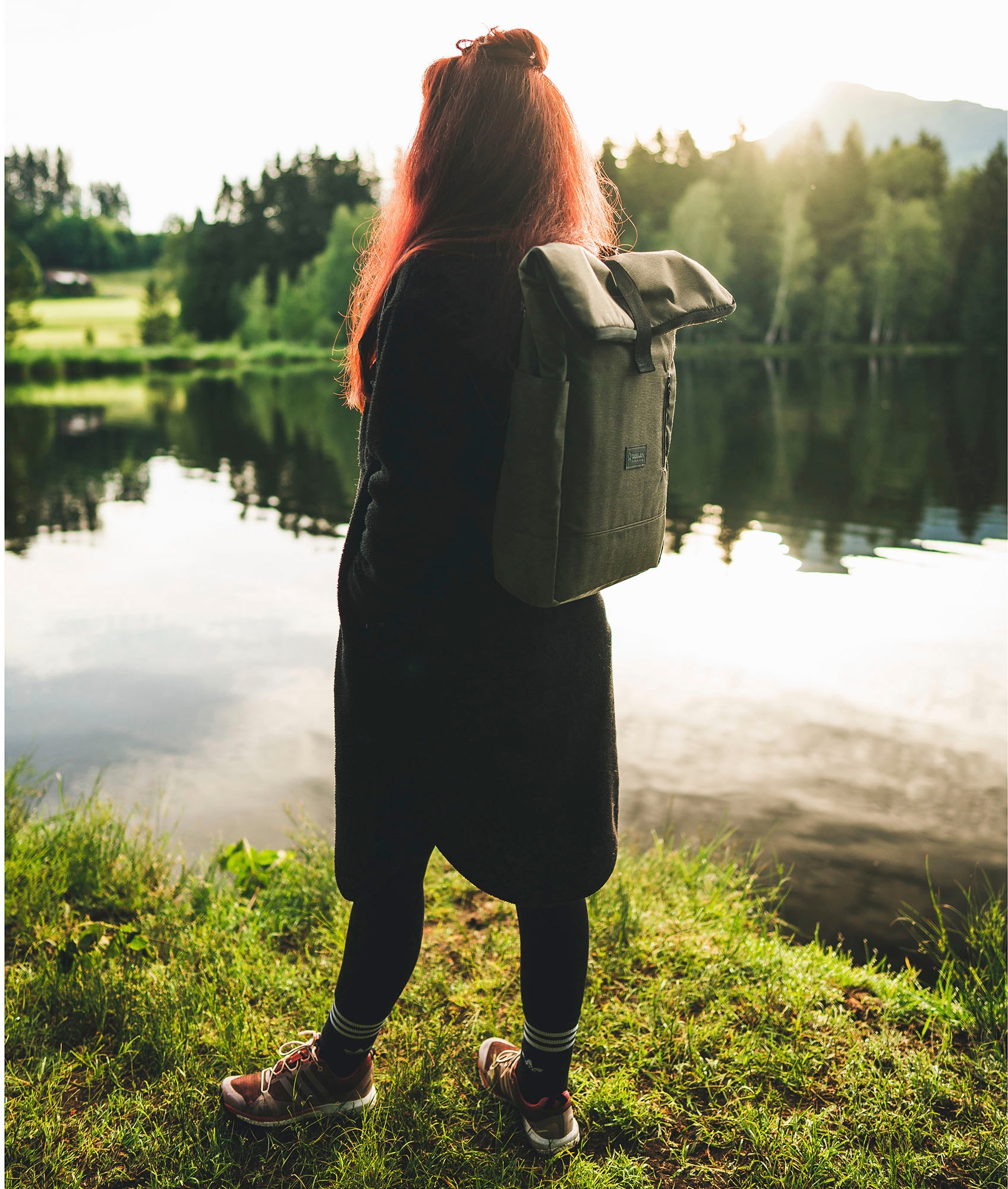 Gesslein Wickelrucksack »N°6, khaki«, Made in Germany