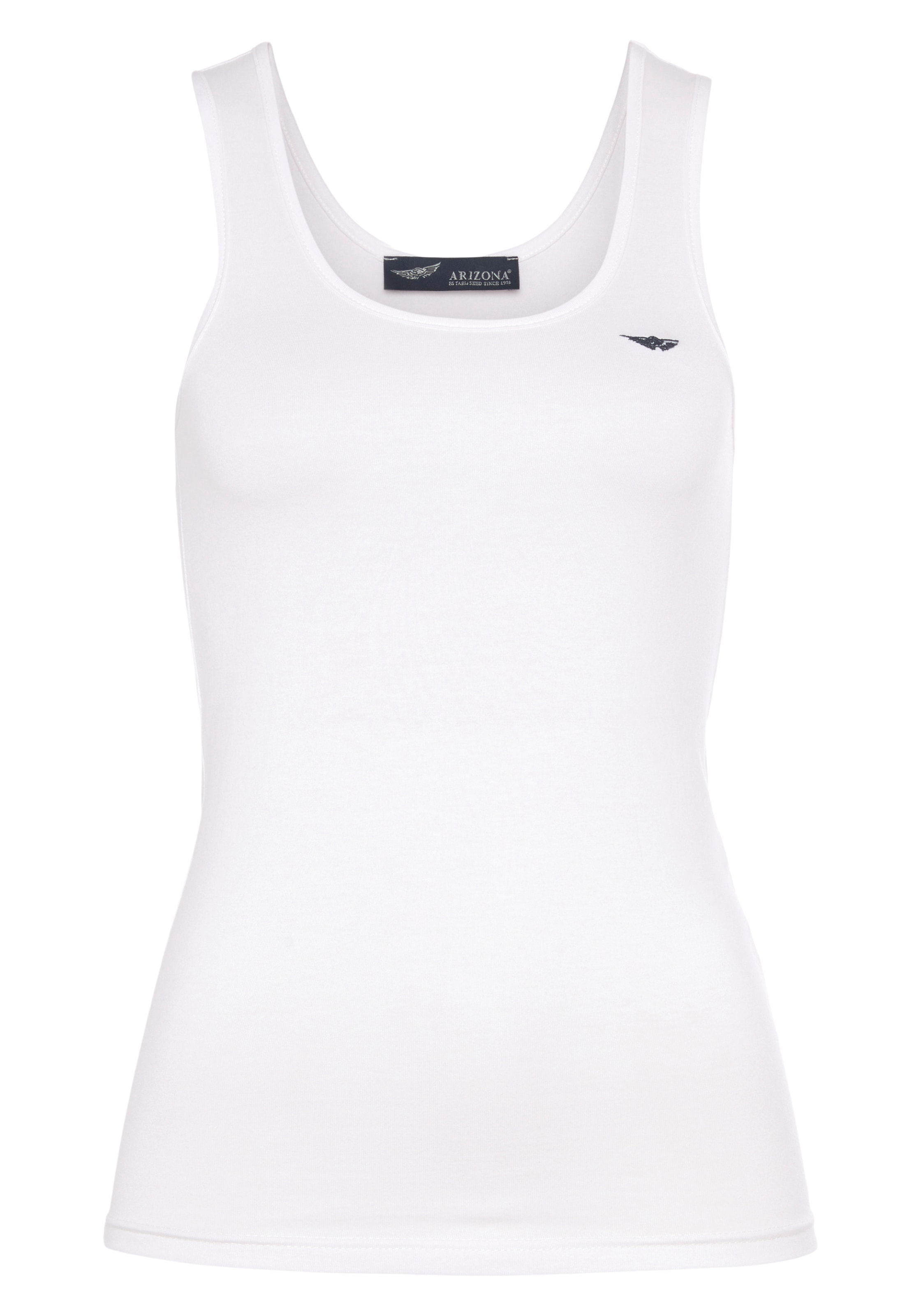 Arizona Tanktop mit Logo-Stickerei